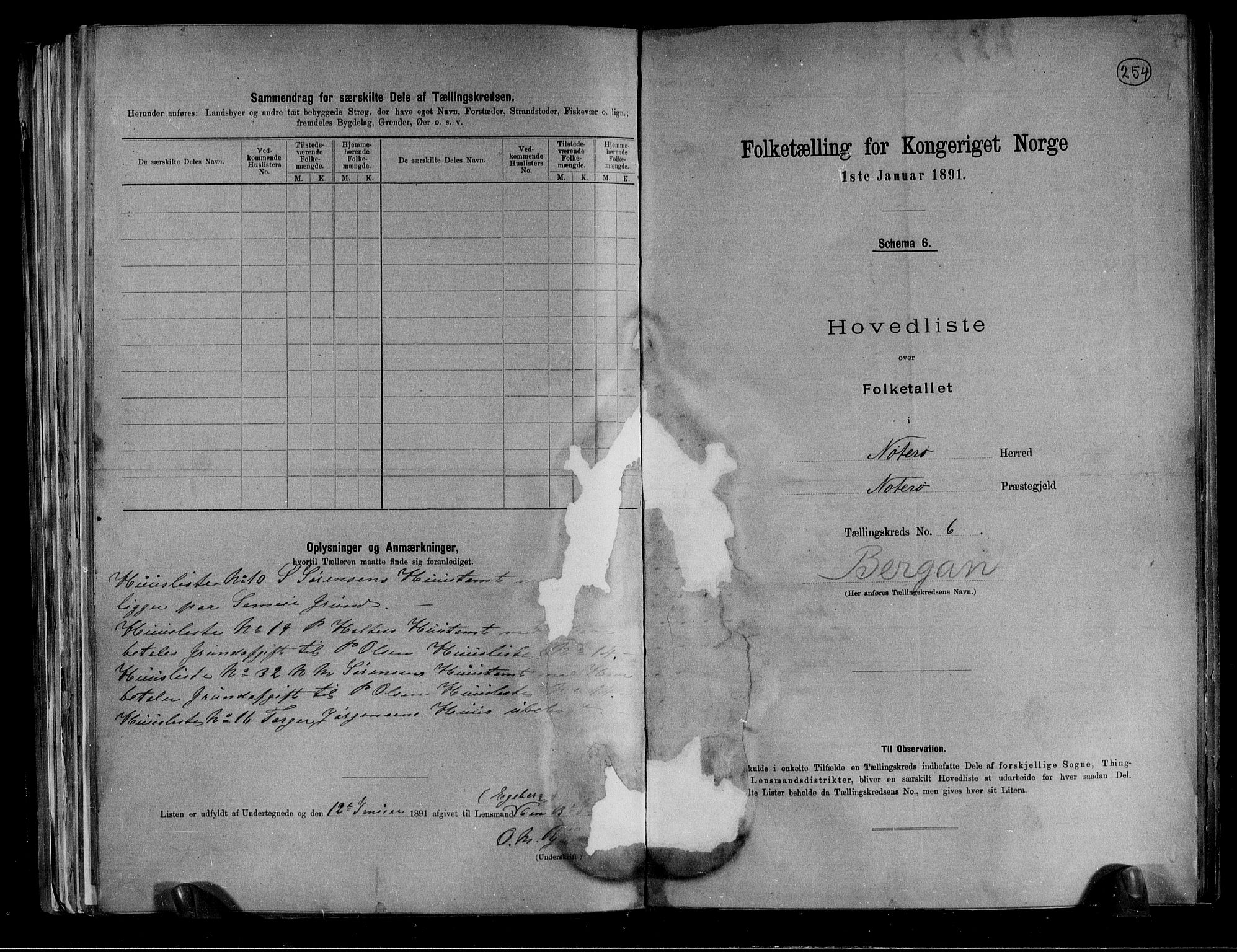 RA, 1891 census for 0722 Nøtterøy, 1891, p. 14