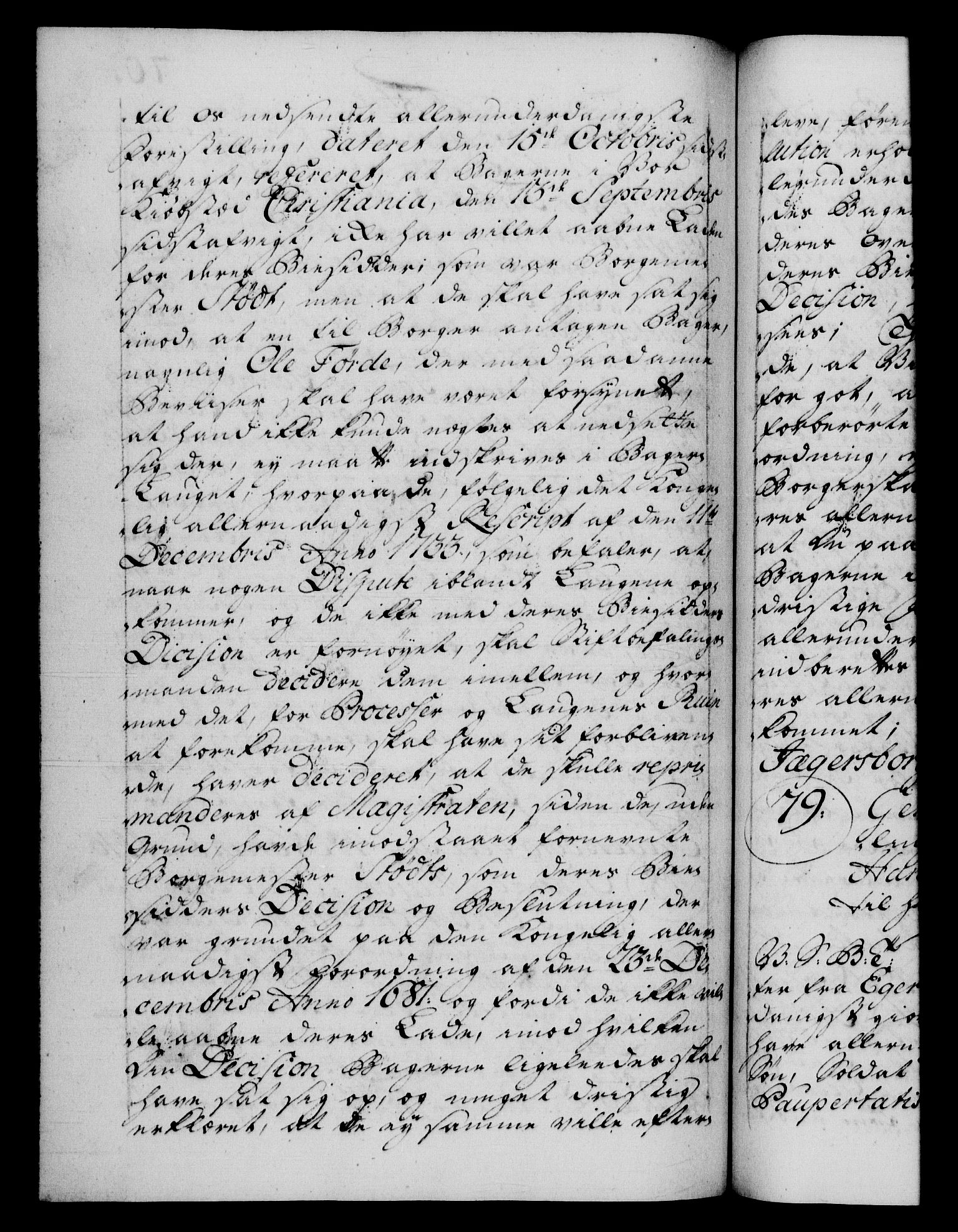 Danske Kanselli 1572-1799, AV/RA-EA-3023/F/Fc/Fca/Fcab/L0031: Norske tegnelser, 1746-1748, p. 70b