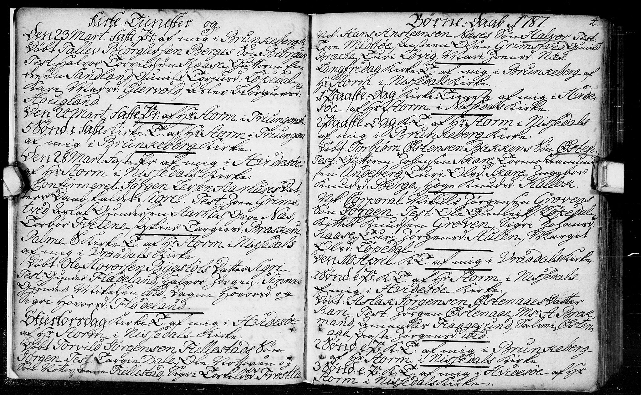 Kviteseid kirkebøker, SAKO/A-276/F/Fa/L0003: Parish register (official) no. I 3, 1787-1799, p. 4