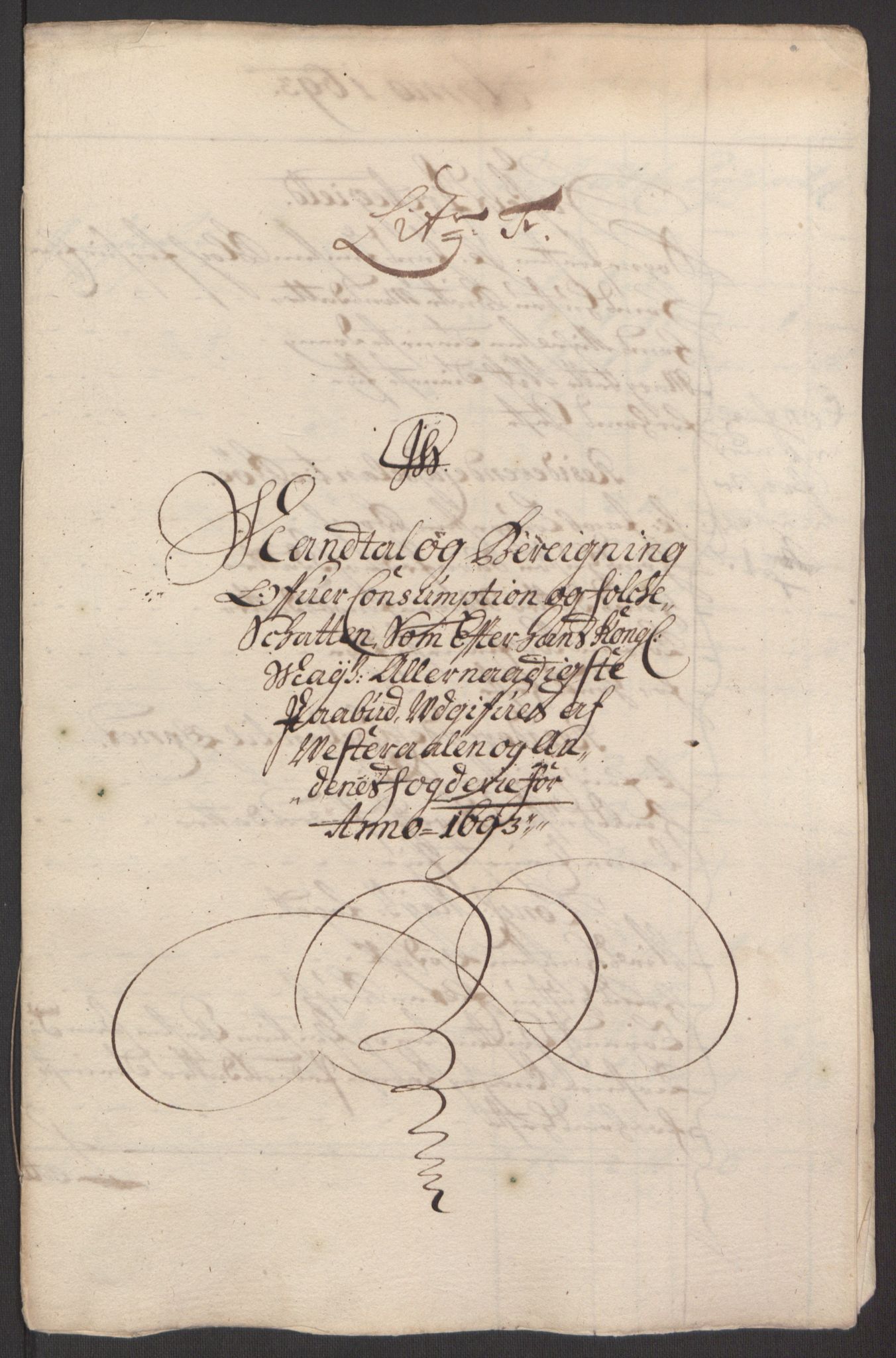 Rentekammeret inntil 1814, Reviderte regnskaper, Fogderegnskap, RA/EA-4092/R67/L4676: Fogderegnskap Vesterålen, Andenes og Lofoten, 1691-1693, p. 284