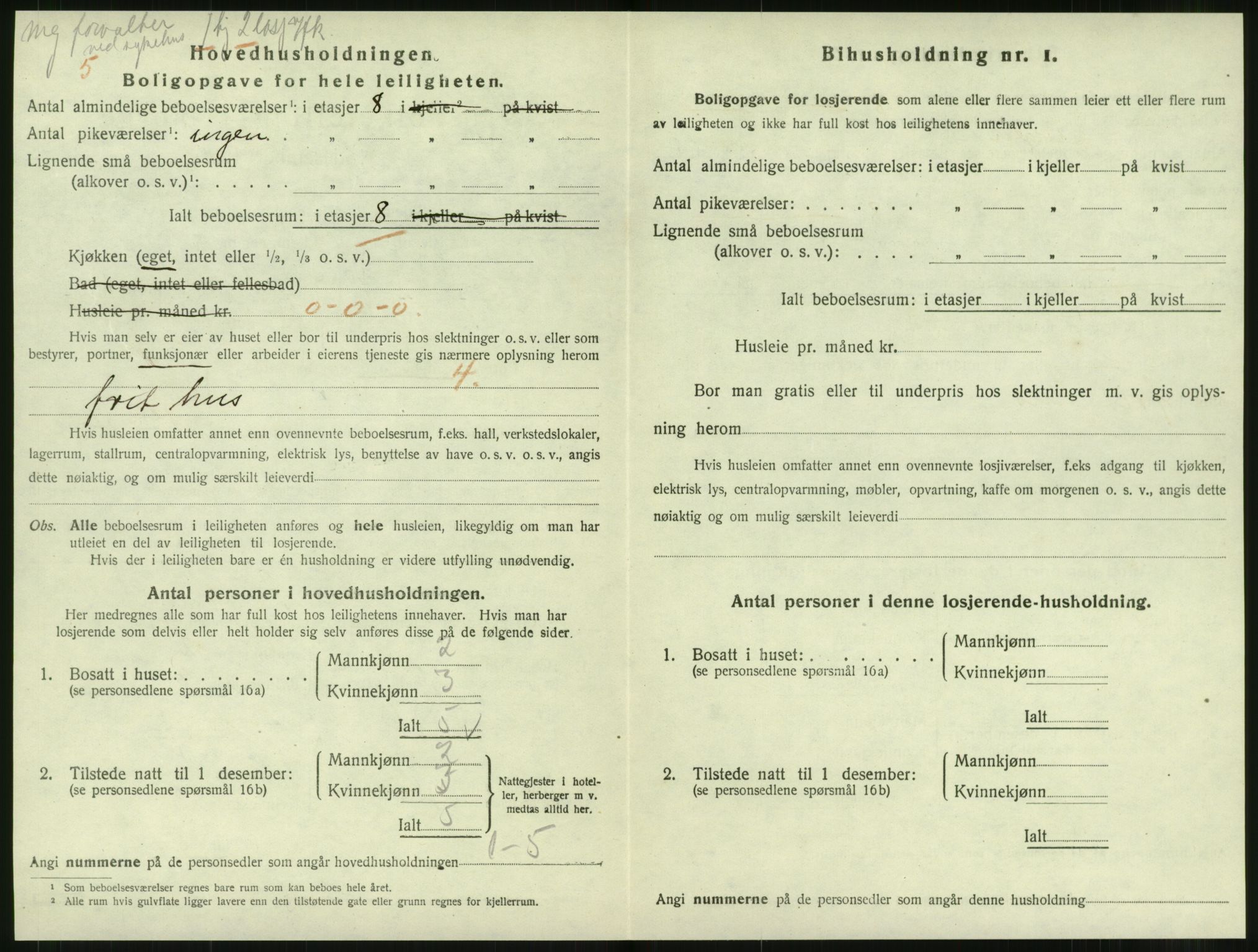 SAT, 1920 census for Levanger town, 1920, p. 893