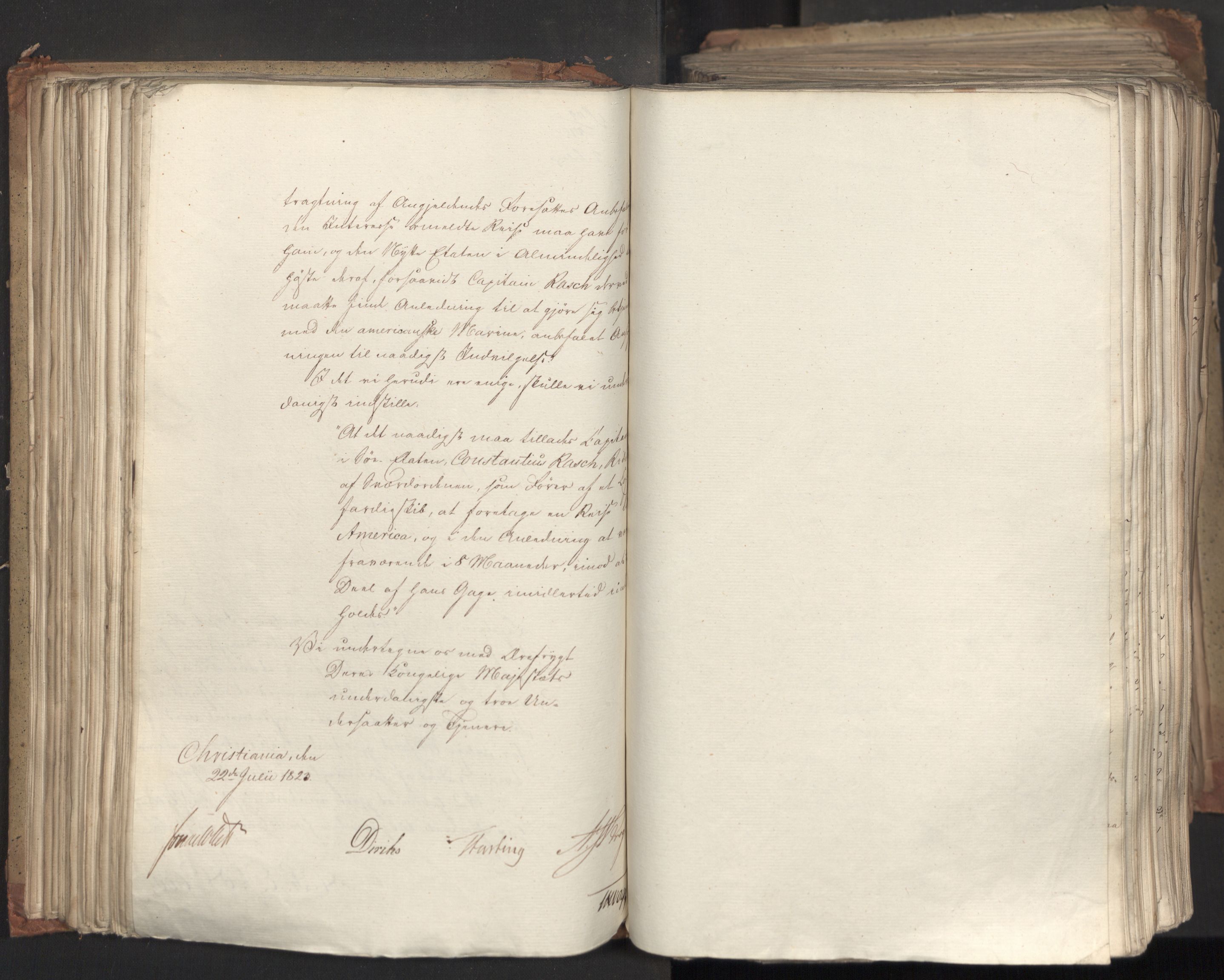 Statsrådsavdelingen i Stockholm, AV/RA-S-1003/D/Da/L0035: Regjeringsinnstillinger nr. 541-840, 1823, p. 141