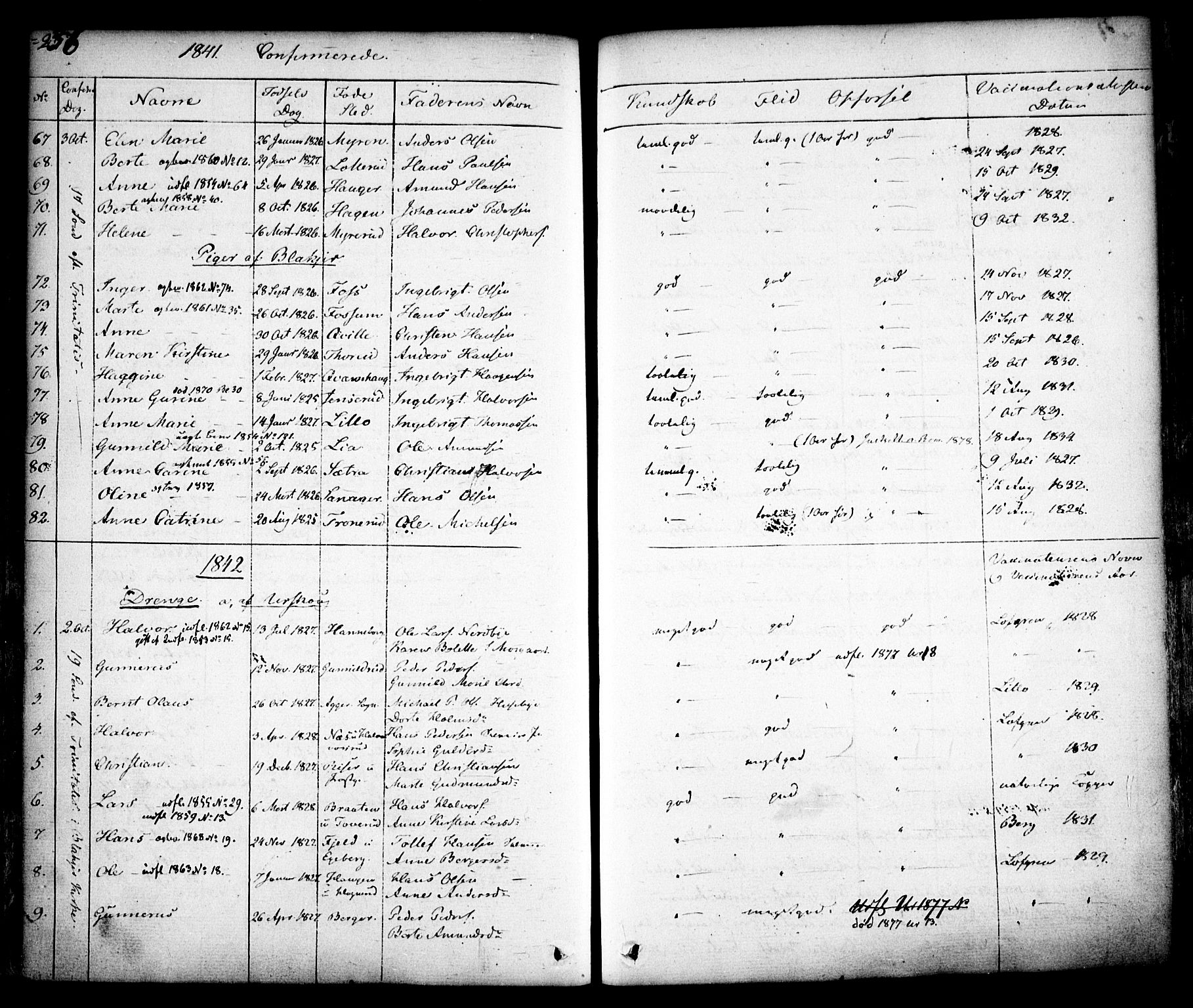 Aurskog prestekontor Kirkebøker, SAO/A-10304a/F/Fa/L0006: Parish register (official) no. I 6, 1829-1853, p. 236