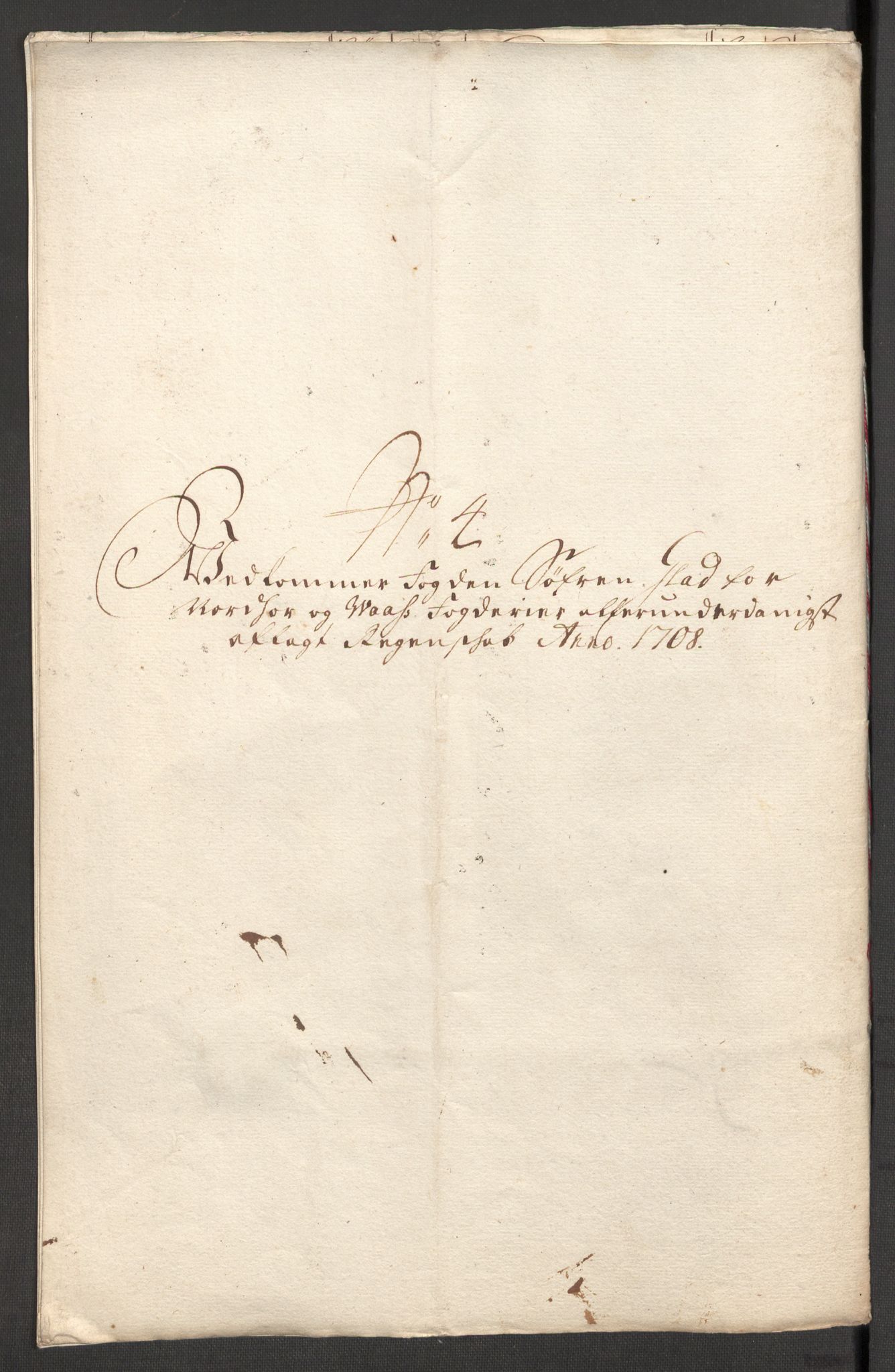 Rentekammeret inntil 1814, Reviderte regnskaper, Fogderegnskap, AV/RA-EA-4092/R51/L3189: Fogderegnskap Nordhordland og Voss, 1708, p. 66