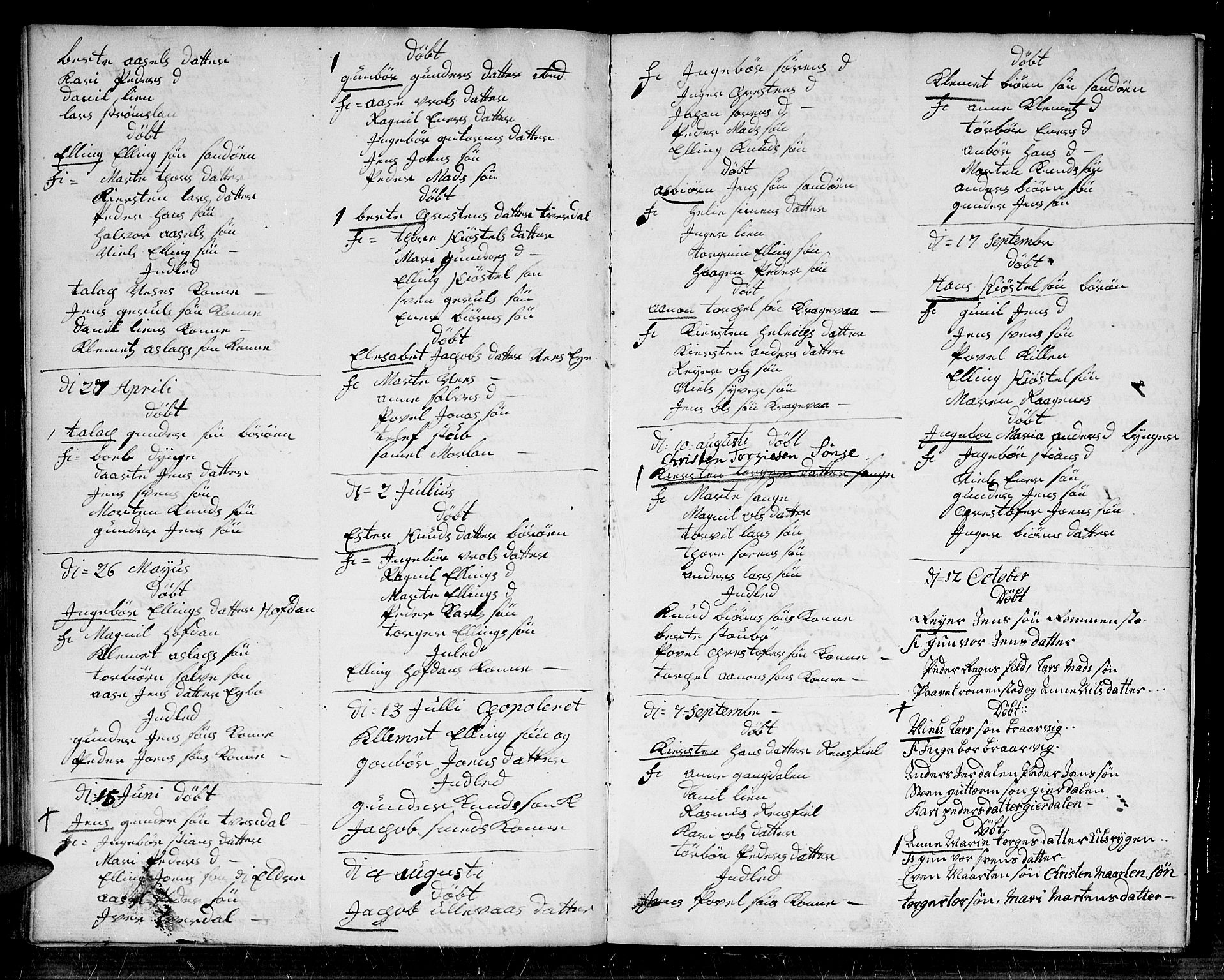 Dypvåg sokneprestkontor, AV/SAK-1111-0007/F/Fb/Fba/L0006: Parish register (copy) no. B 6, 1746-1762, p. 68