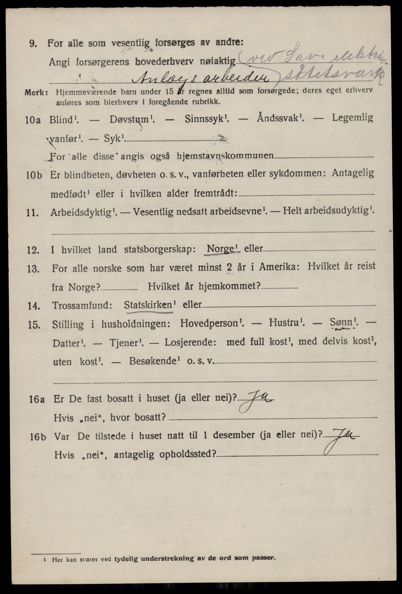 SAST, 1920 census for Høle, 1920, p. 658