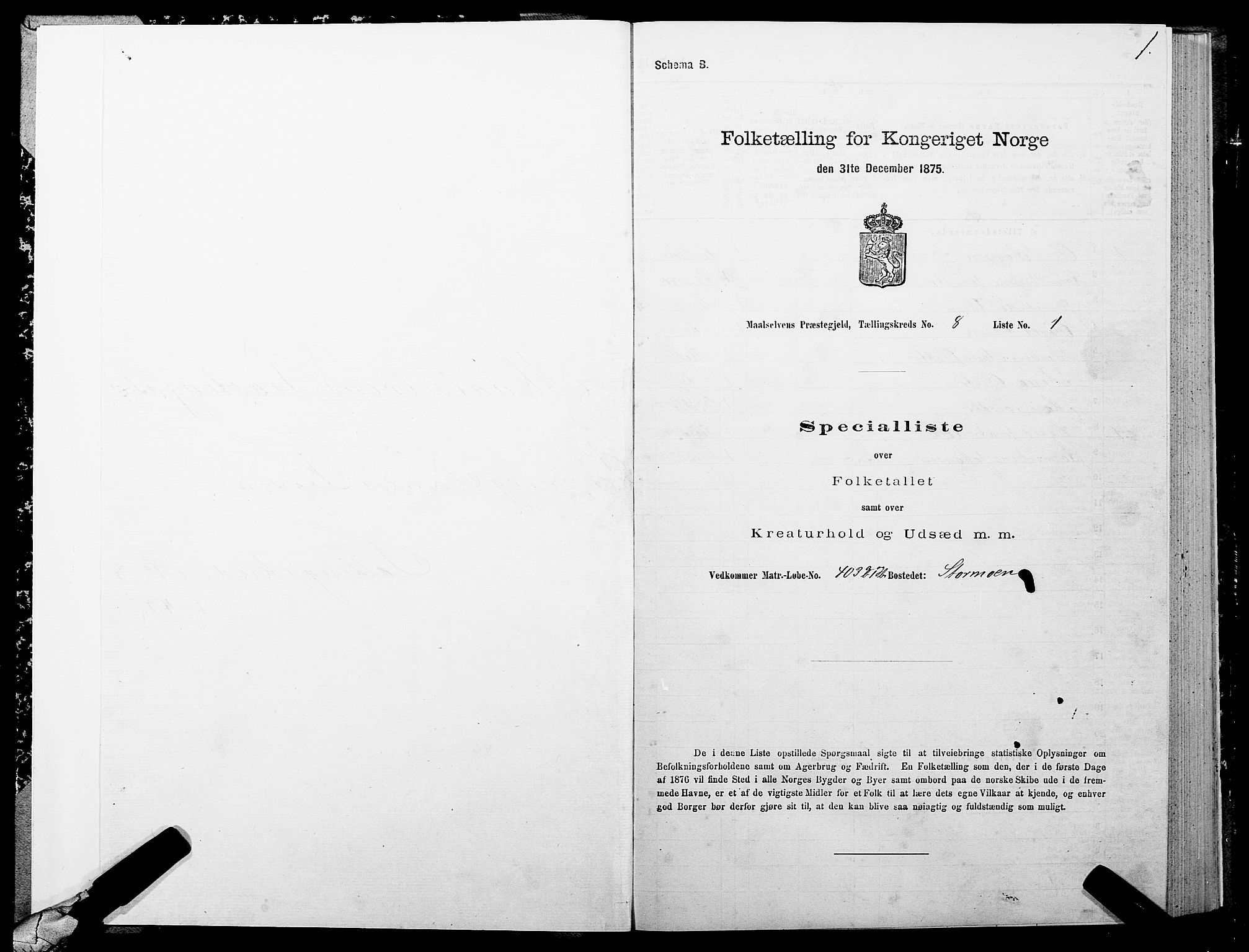 SATØ, 1875 census for 1924P Målselv, 1875, p. 4001