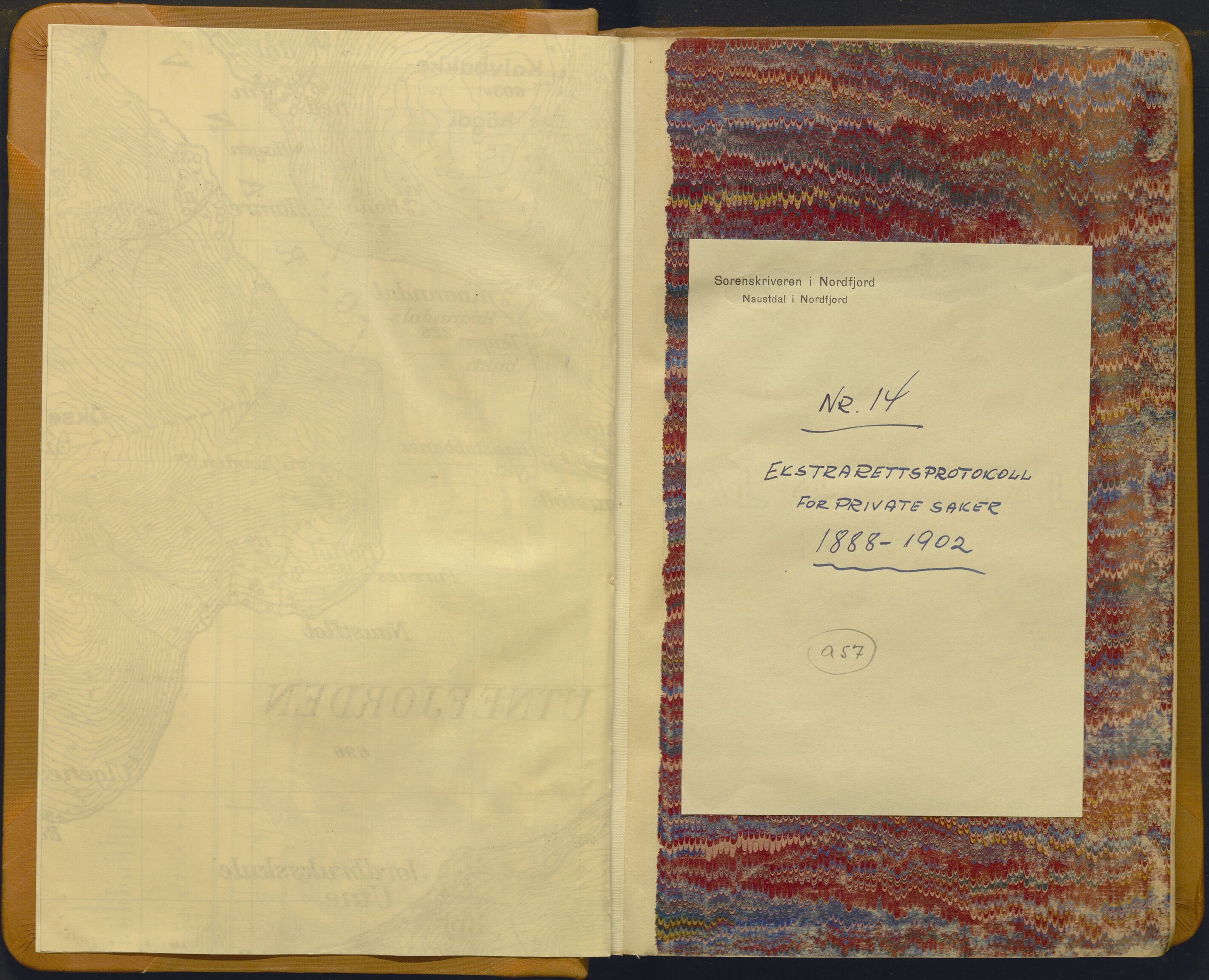 Nordfjord sorenskriveri, SAB/A-2801/1/01/01ea/L0016: Ekstrarettsprotokollar, 1888-1902