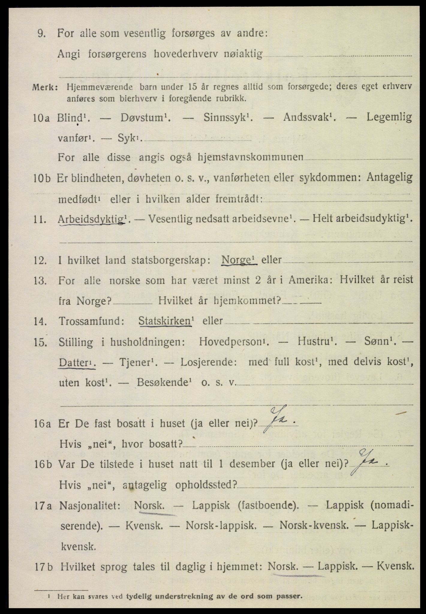 SAT, 1920 census for Inderøy, 1920, p. 4696