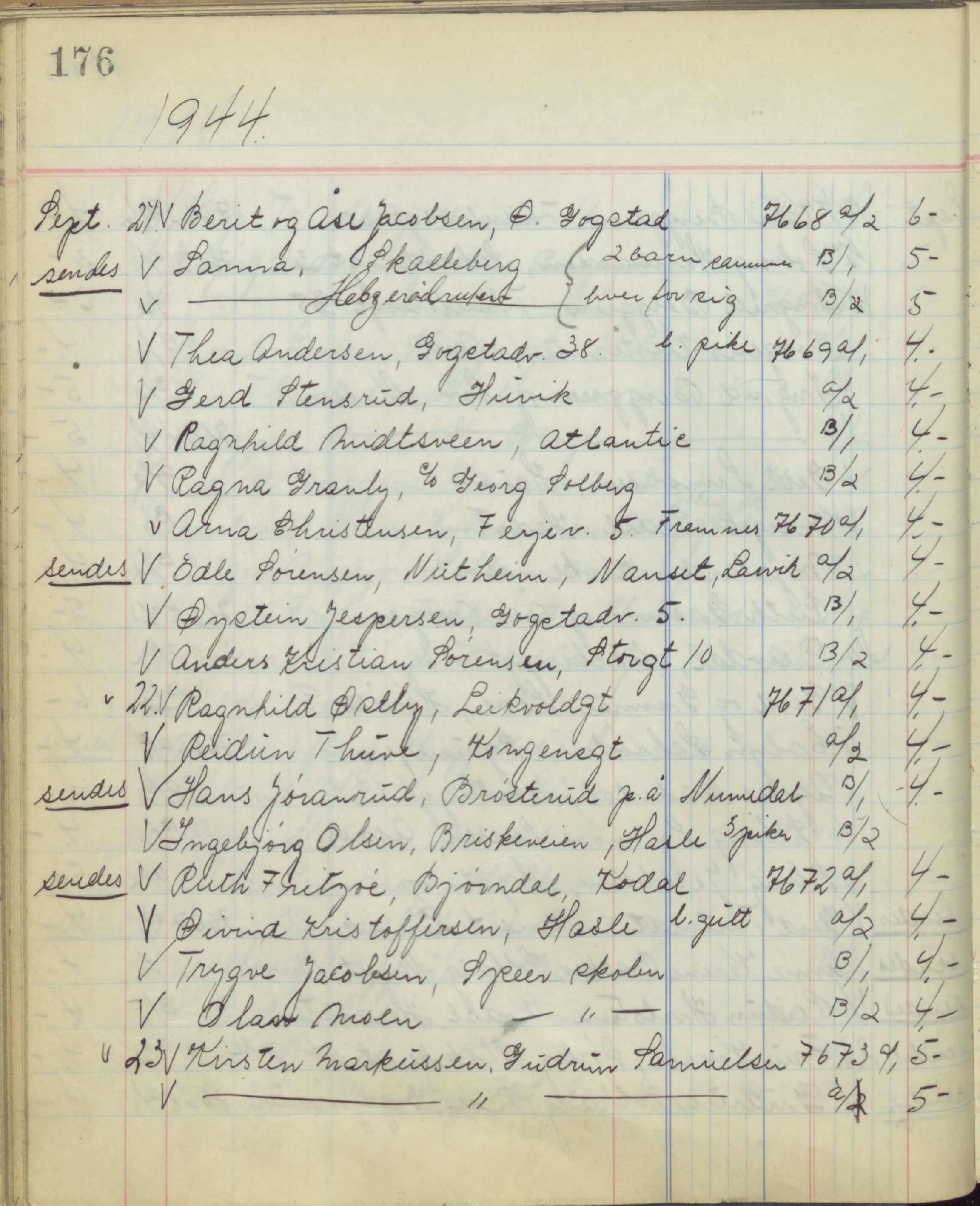 Pa 1494 - Jørgensen, Antonius. Fotograf, VEMU/A-2760/F/Fb, 1927-1984, p. 4345