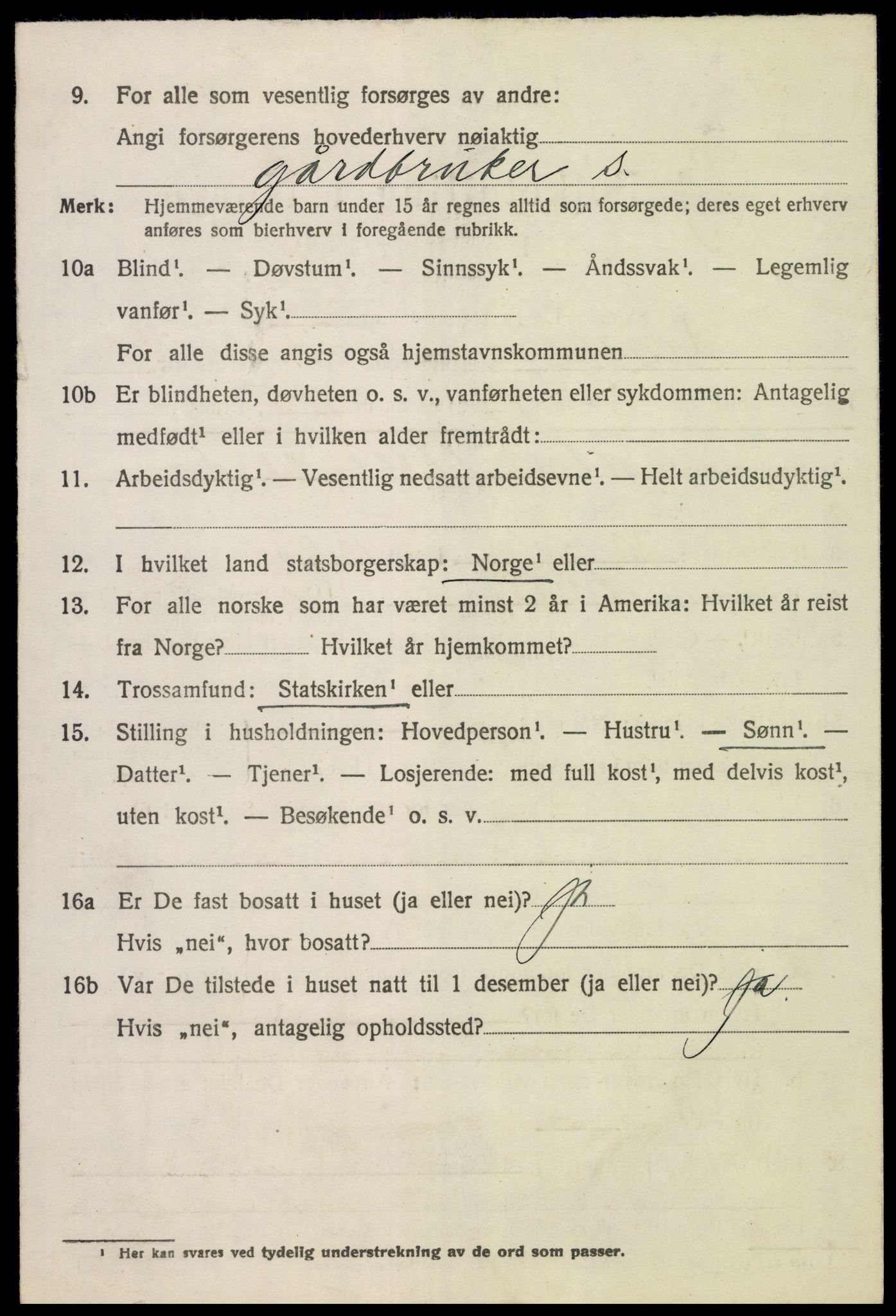 SAH, 1920 census for Romedal, 1920, p. 7750