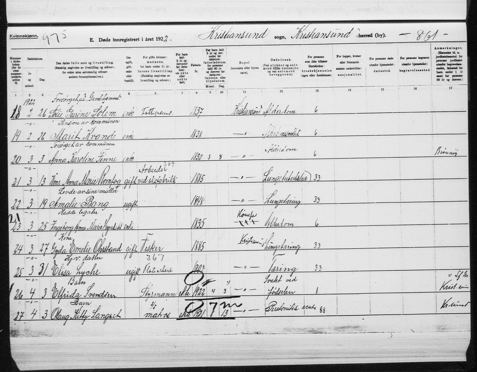 Ministerialprotokoller, klokkerbøker og fødselsregistre - Møre og Romsdal, AV/SAT-A-1454/572/L0863: Parish register (official) no. 572D07, 1917-1935