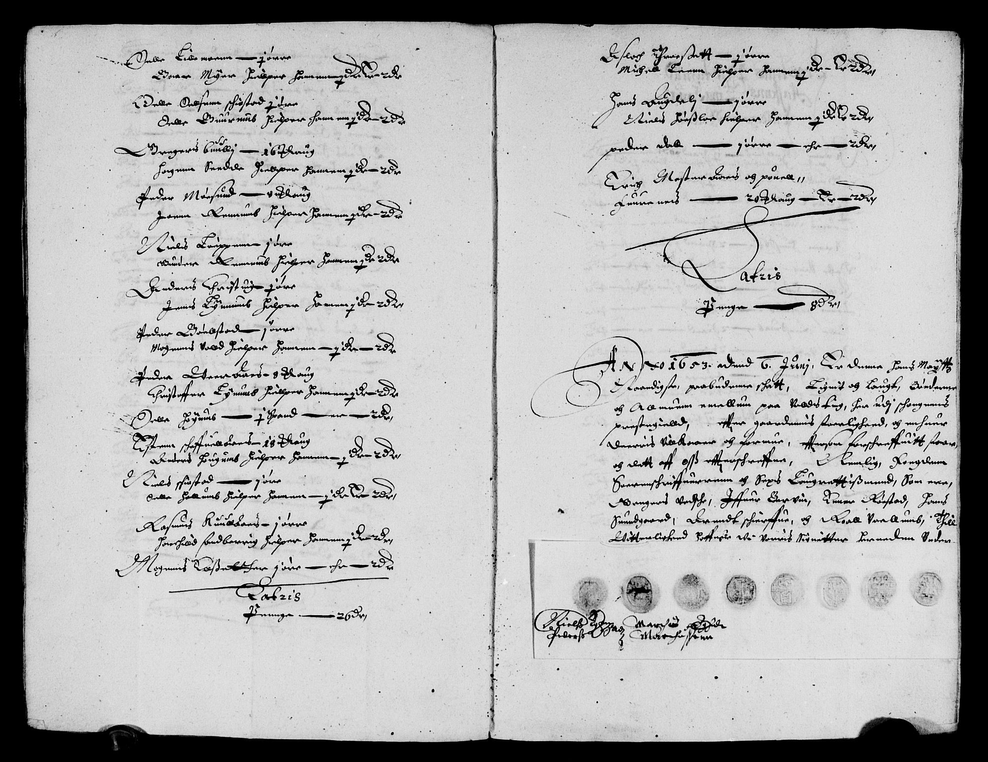 Rentekammeret inntil 1814, Reviderte regnskaper, Lensregnskaper, AV/RA-EA-5023/R/Rb/Rbw/L0113: Trondheim len, 1653-1654