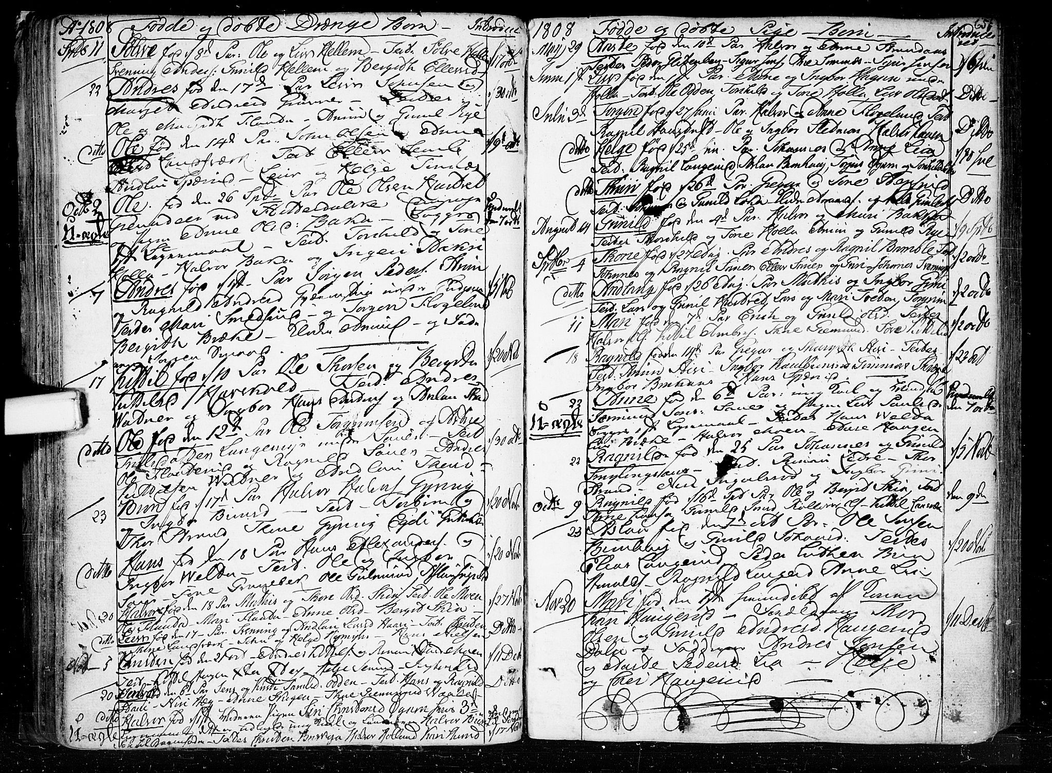 Heddal kirkebøker, SAKO/A-268/F/Fa/L0004: Parish register (official) no. I 4, 1784-1814, p. 65