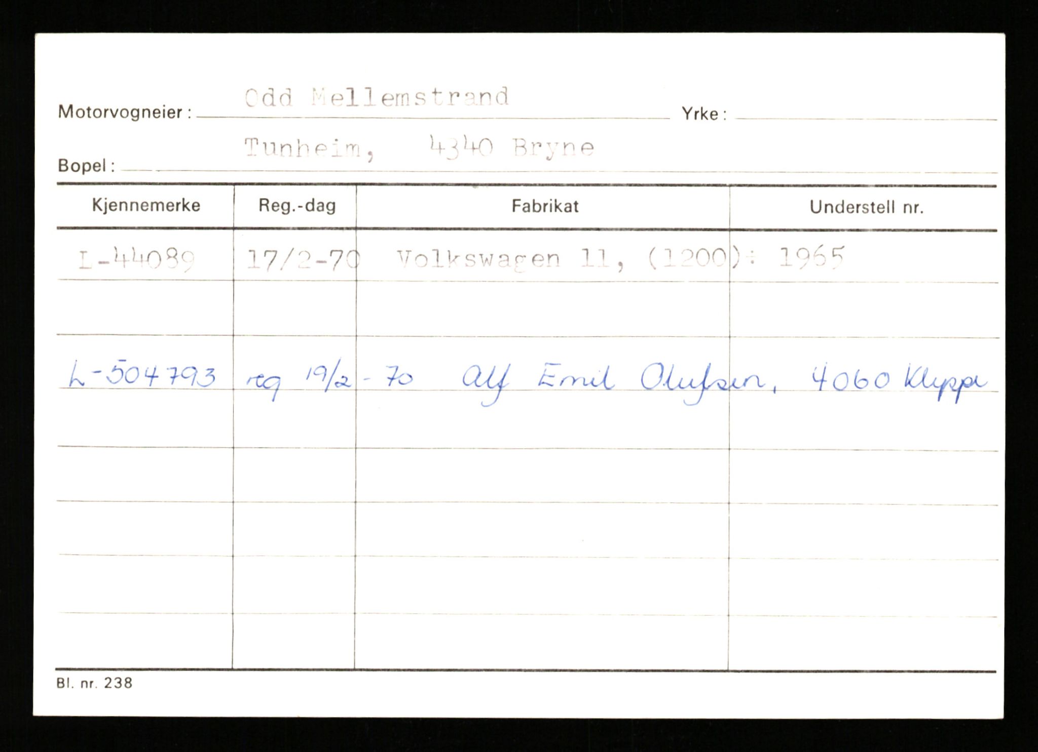 Stavanger trafikkstasjon, AV/SAST-A-101942/0/G/L0006: Registreringsnummer: 34250 - 49007, 1930-1971, p. 2566