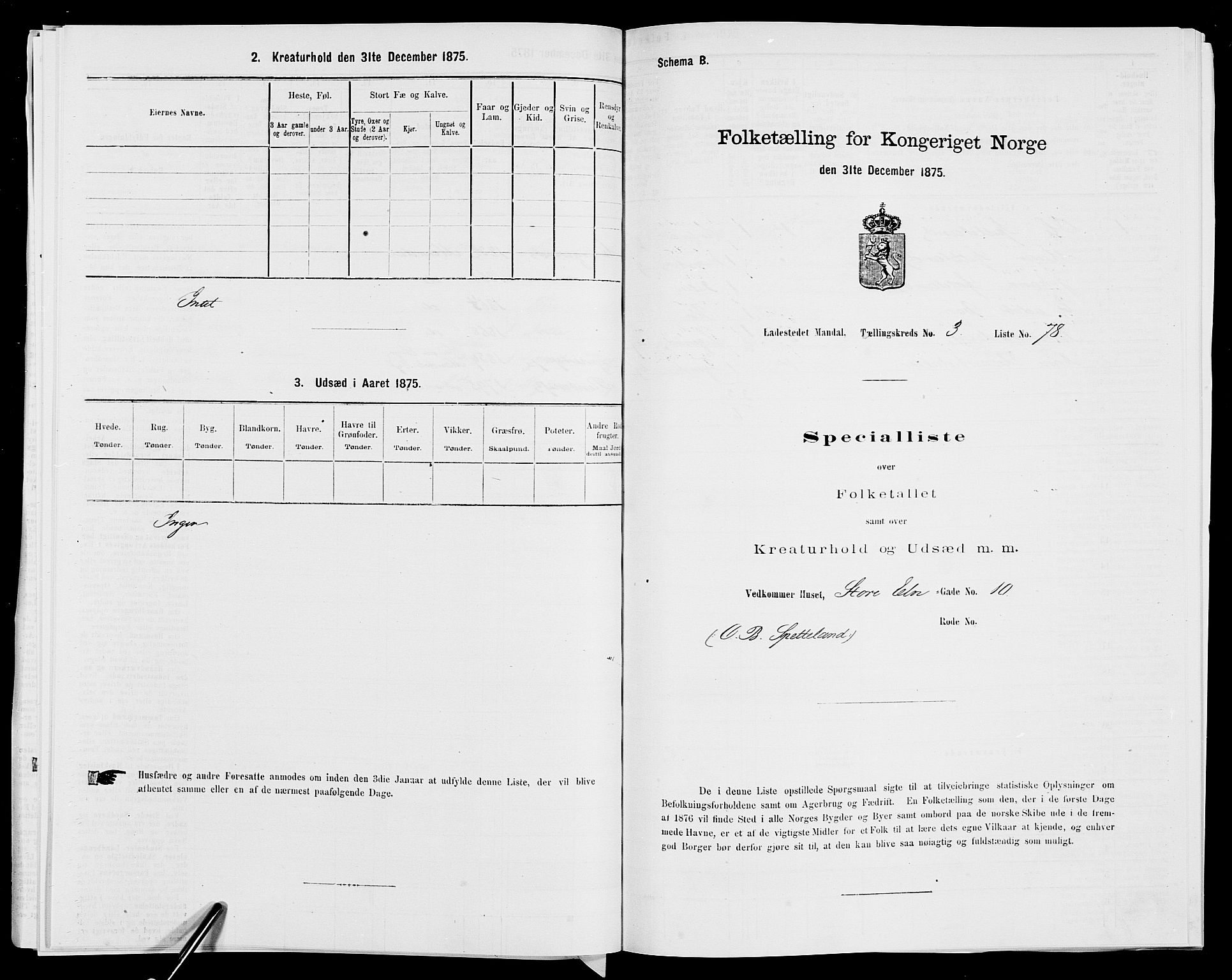 SAK, 1875 census for 1002B Mandal/Mandal, 1875, p. 177