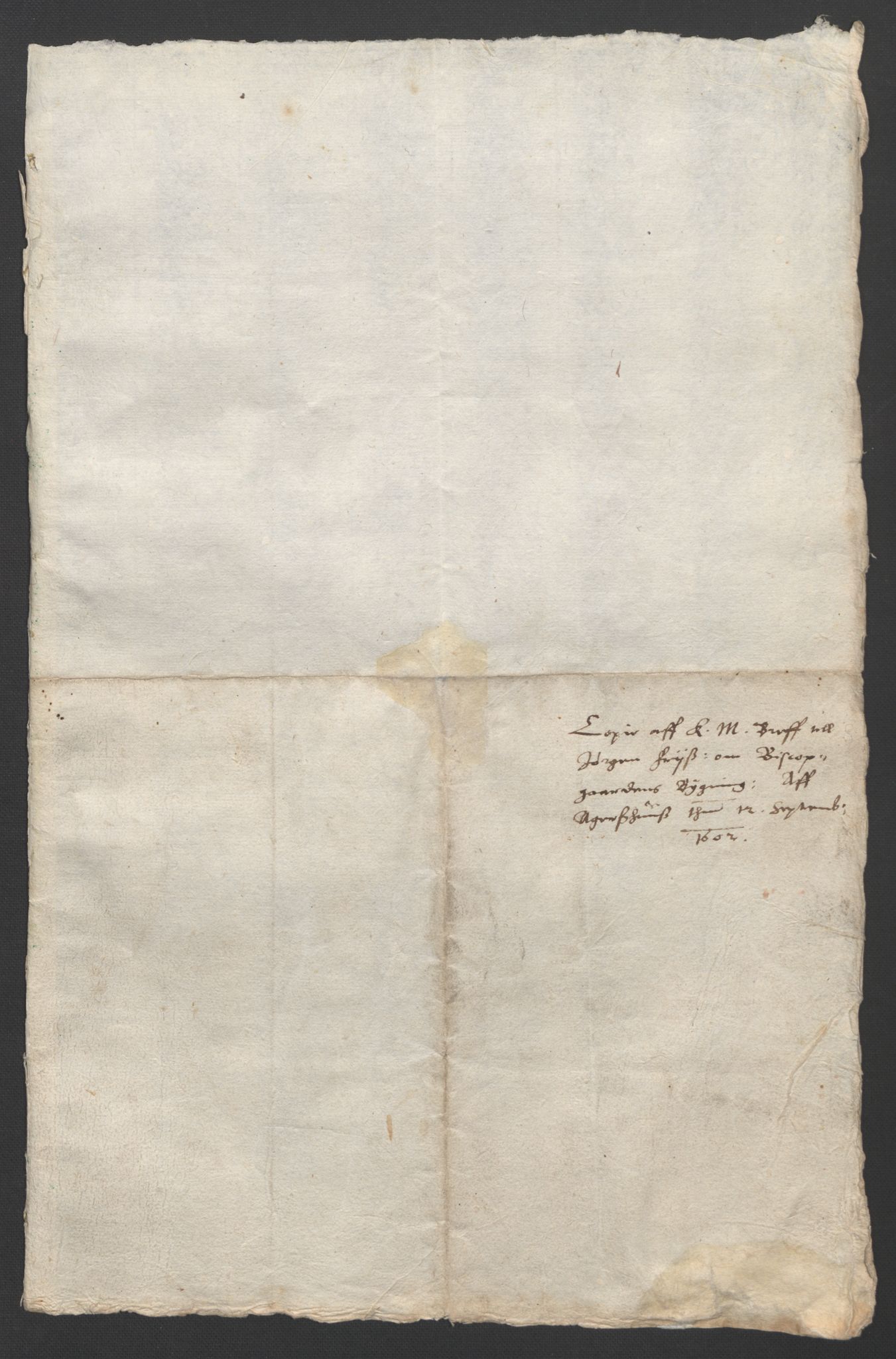 Oslo stiftsdireksjon, AV/SAO-A-11085/G/Gb/L0001: Bispestolens dokumenter, 1584-1612, p. 21