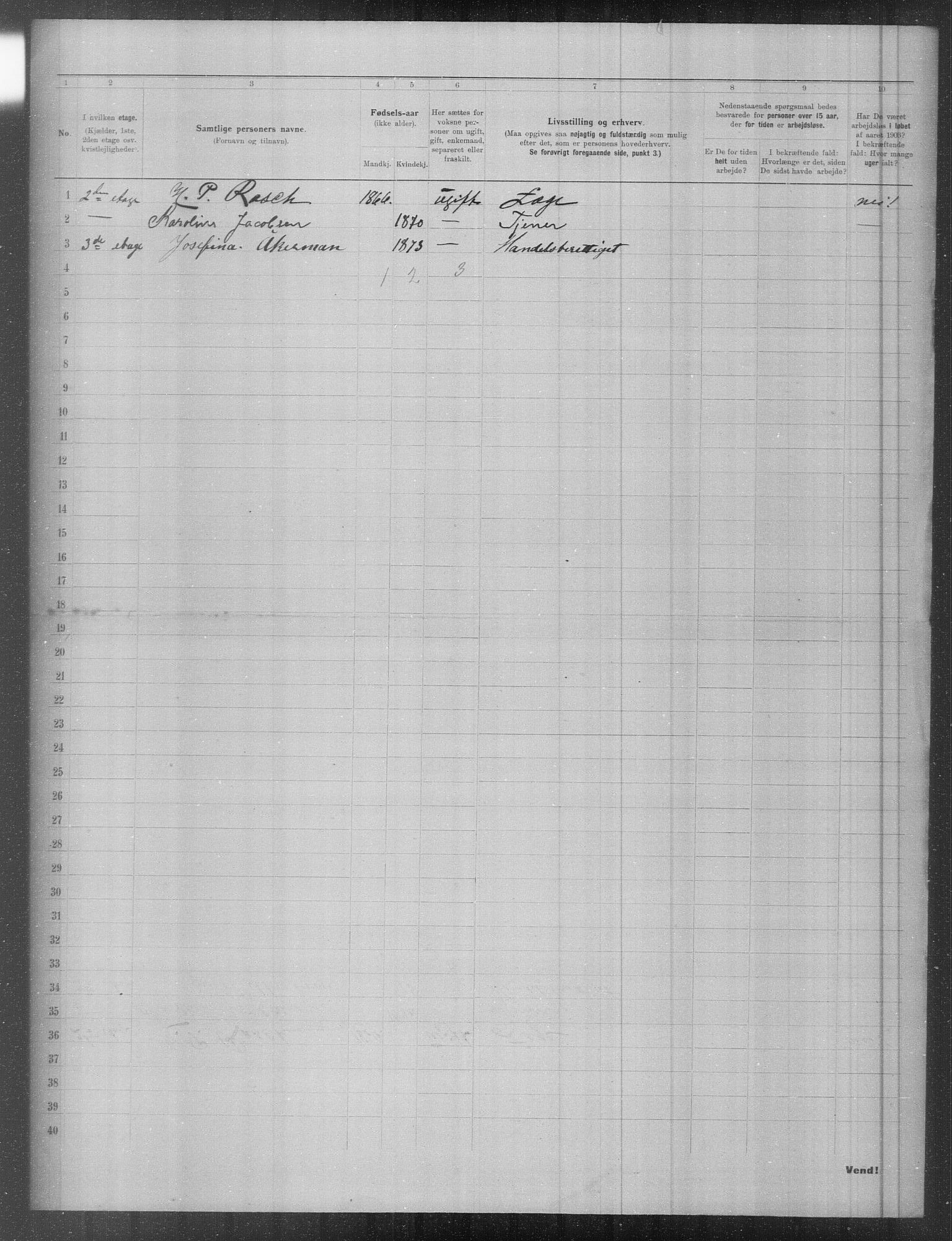 OBA, Municipal Census 1903 for Kristiania, 1903, p. 6434