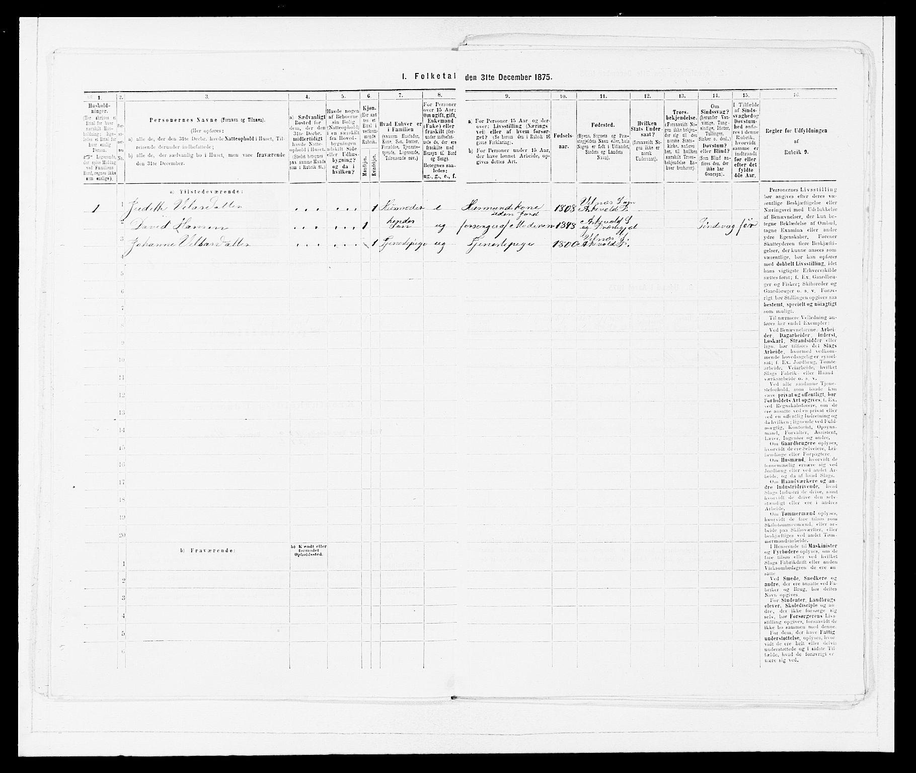 SAB, 1875 census for 1428P Askvoll, 1875, p. 176