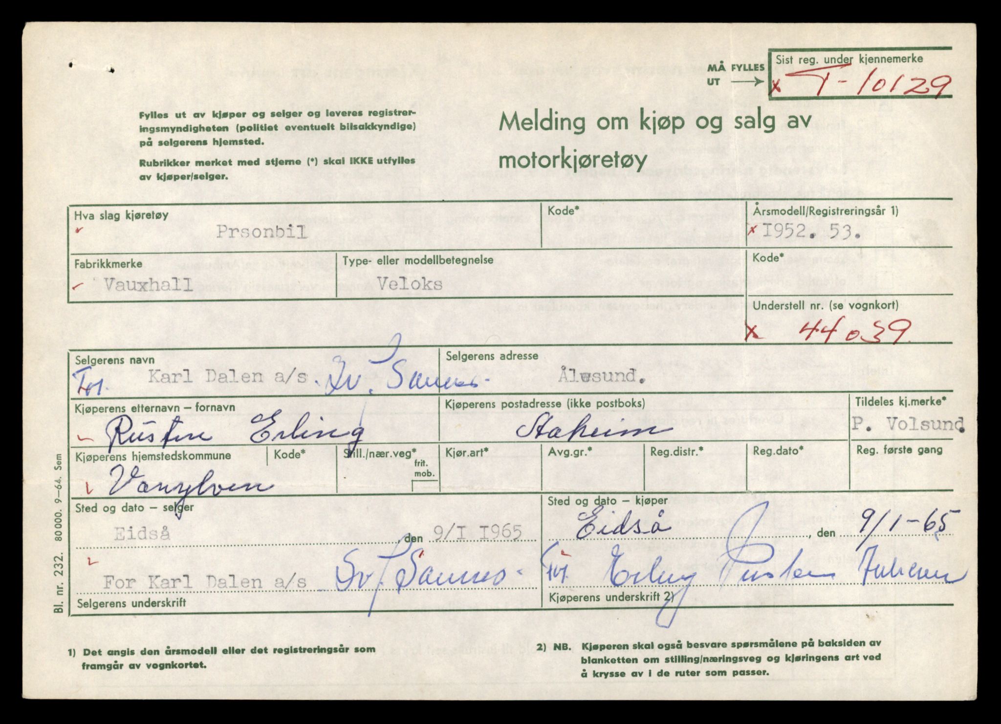 Møre og Romsdal vegkontor - Ålesund trafikkstasjon, AV/SAT-A-4099/F/Fe/L0018: Registreringskort for kjøretøy T 10091 - T 10227, 1927-1998, p. 997