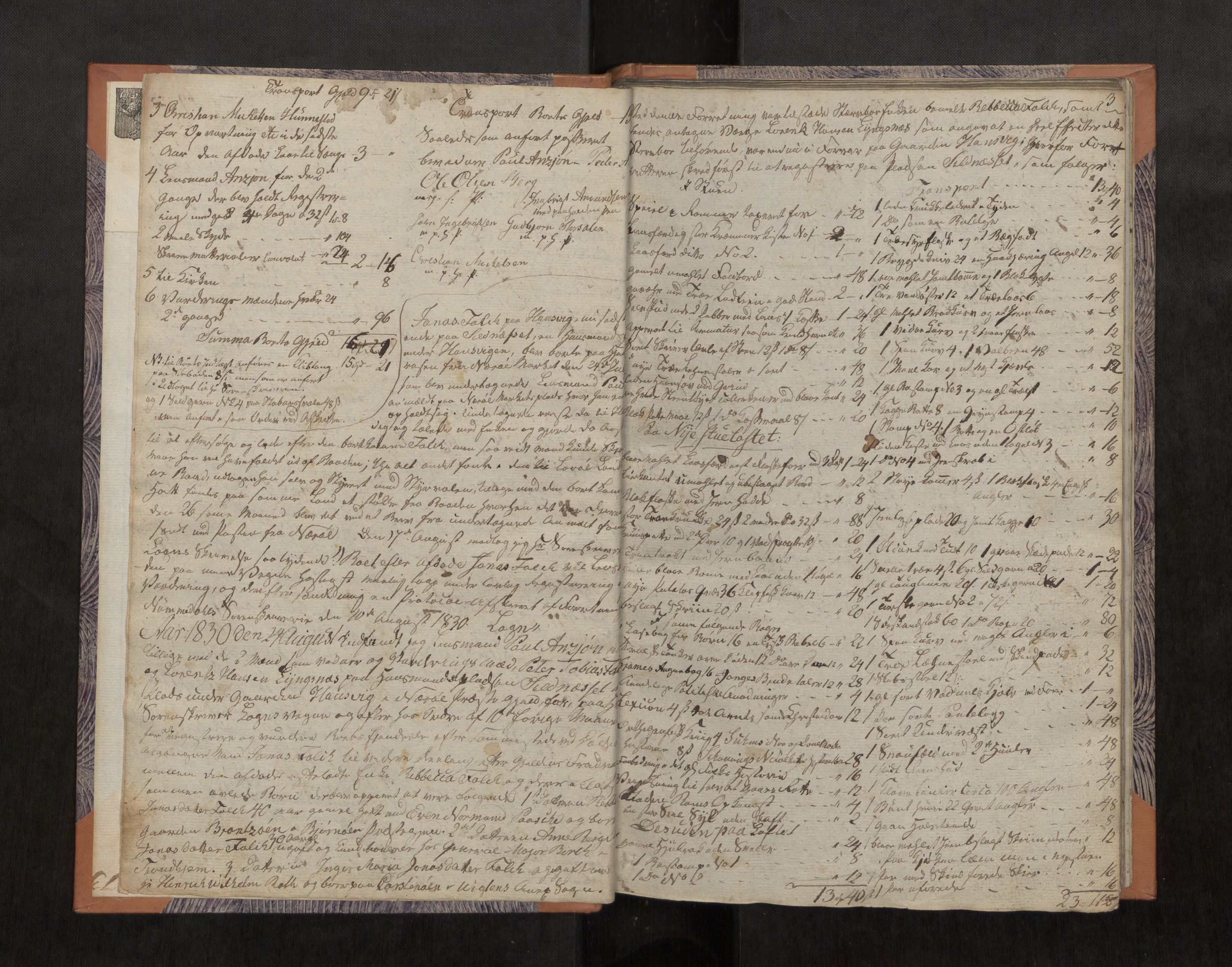 Namdal sorenskriveri, AV/SAT-A-4133/1/3/3Ca/L0004: Skifteregistreringsprotokoll, 1830-1838, p. 3