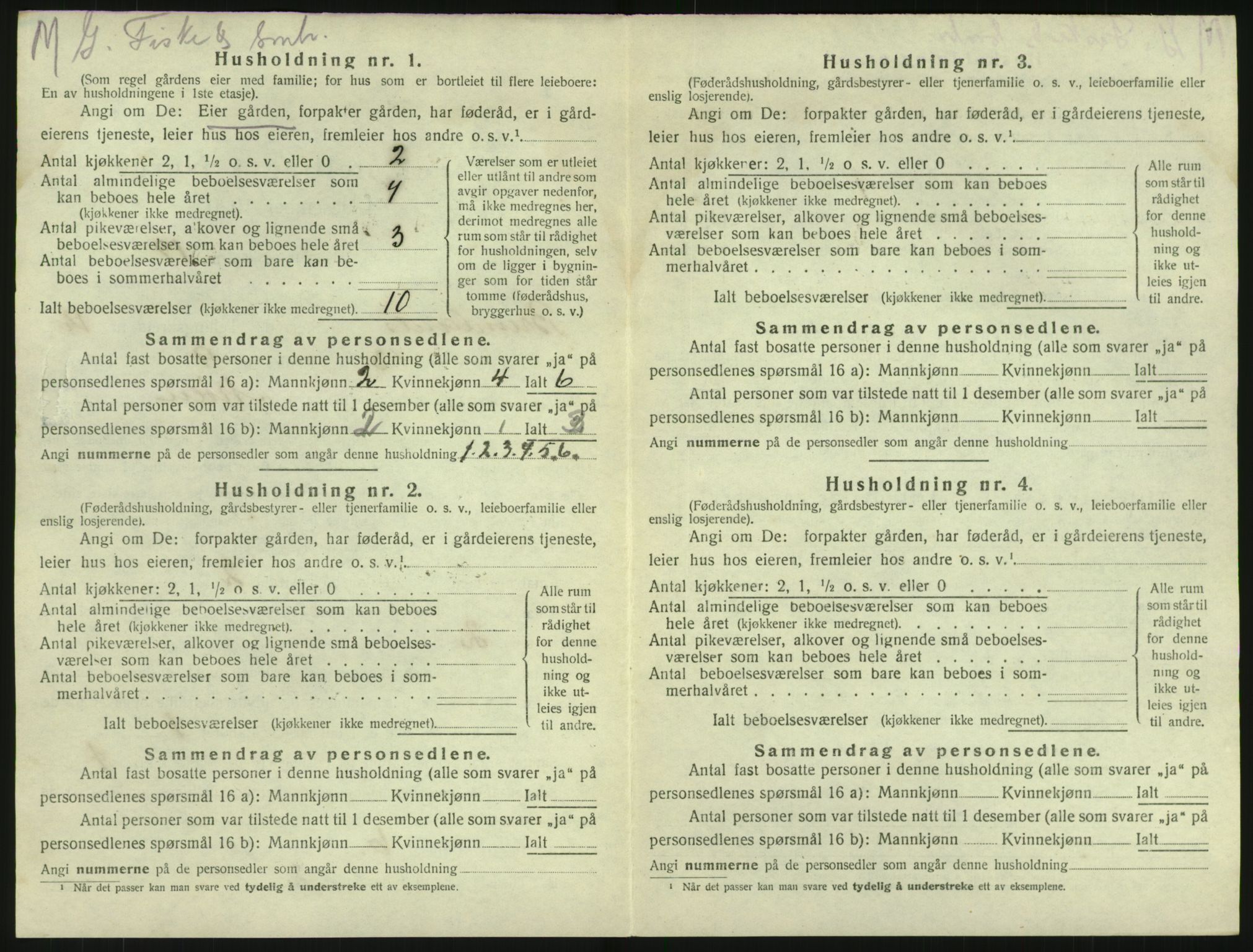 SAKO, 1920 census for Brunlanes, 1920, p. 1788