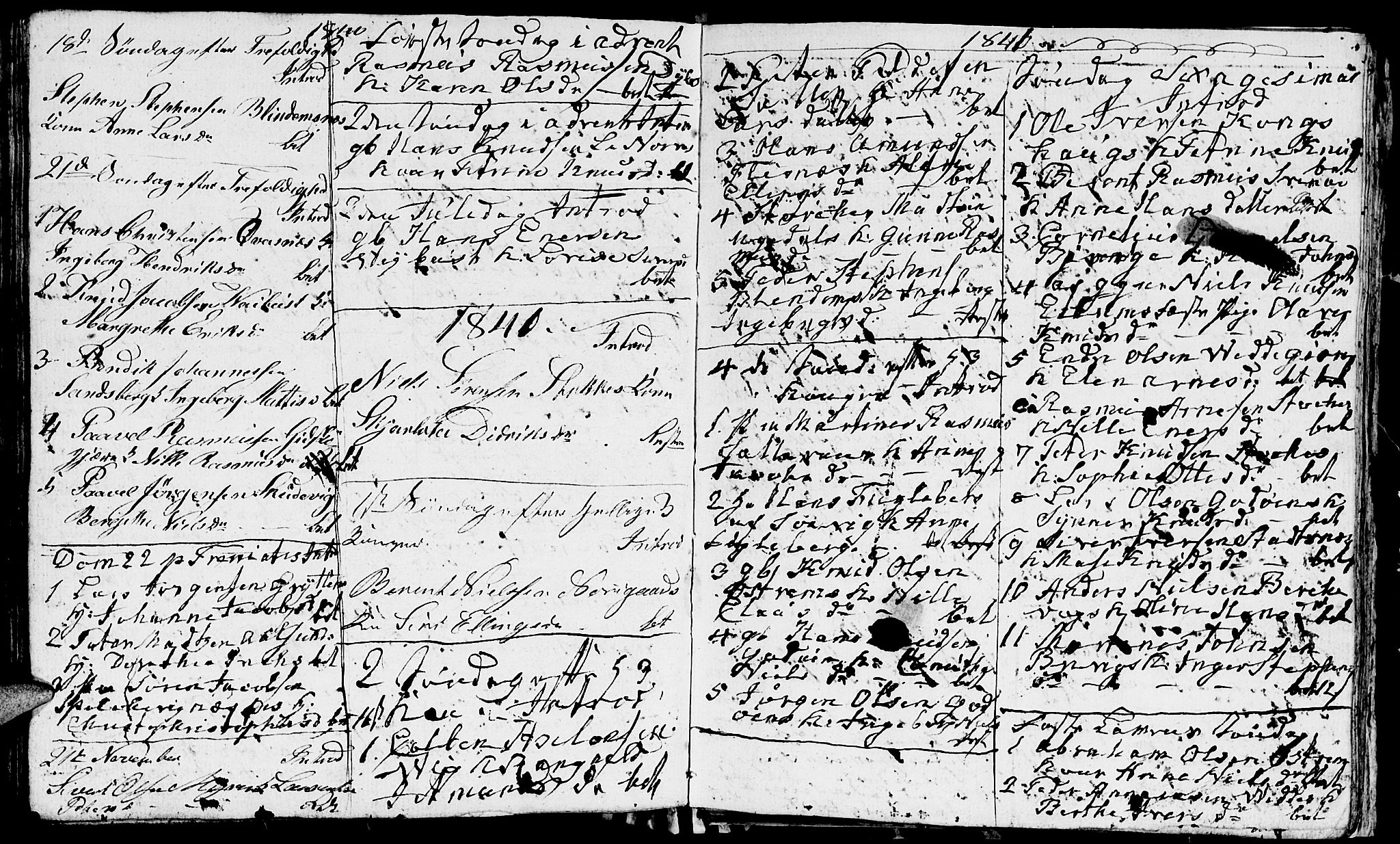 Ministerialprotokoller, klokkerbøker og fødselsregistre - Møre og Romsdal, AV/SAT-A-1454/528/L0424: Parish register (copy) no. 528C05, 1826-1847, p. 96