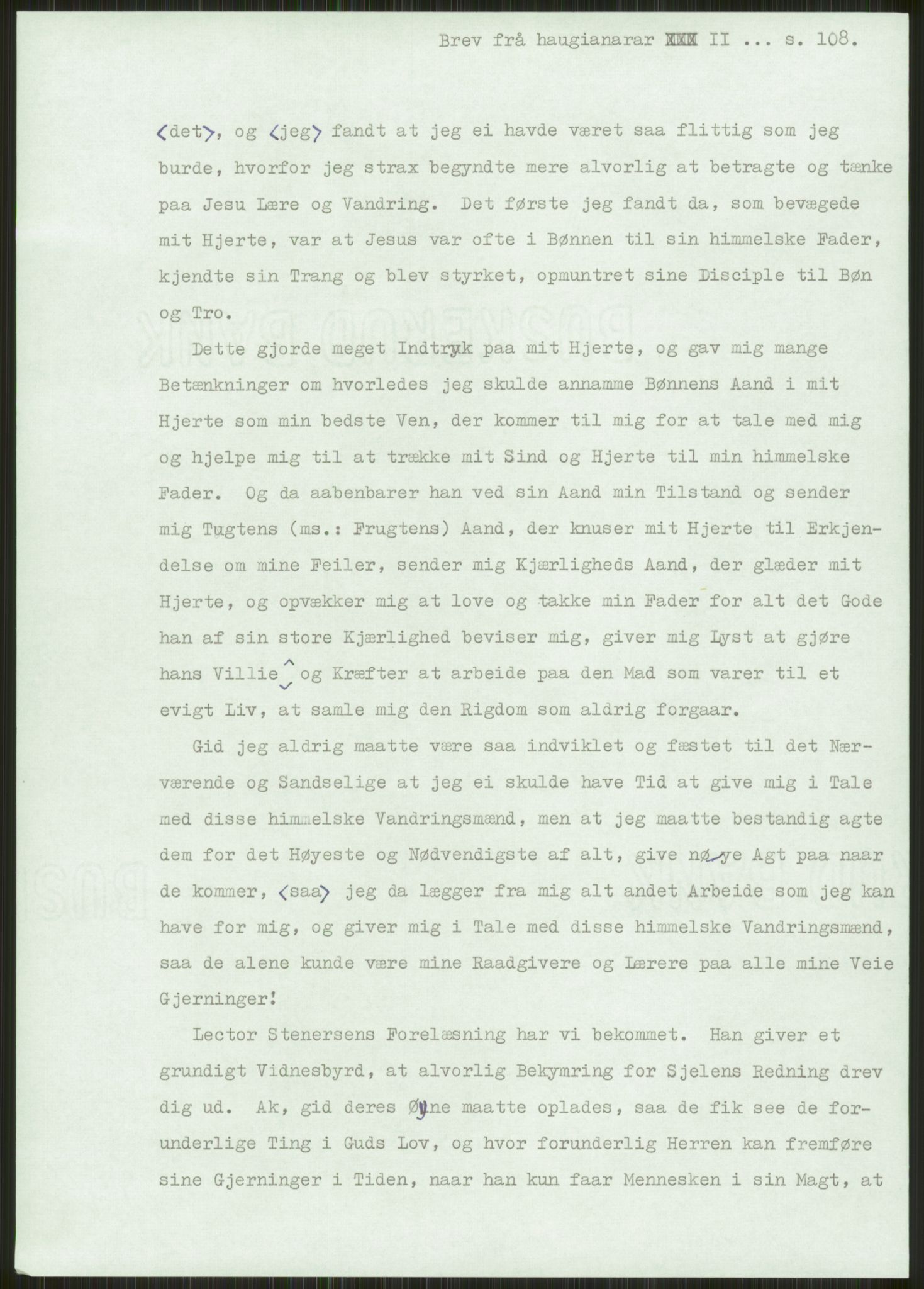 Samlinger til kildeutgivelse, Haugianerbrev, AV/RA-EA-6834/F/L0002: Haugianerbrev II: 1805-1821, 1805-1821, p. 108