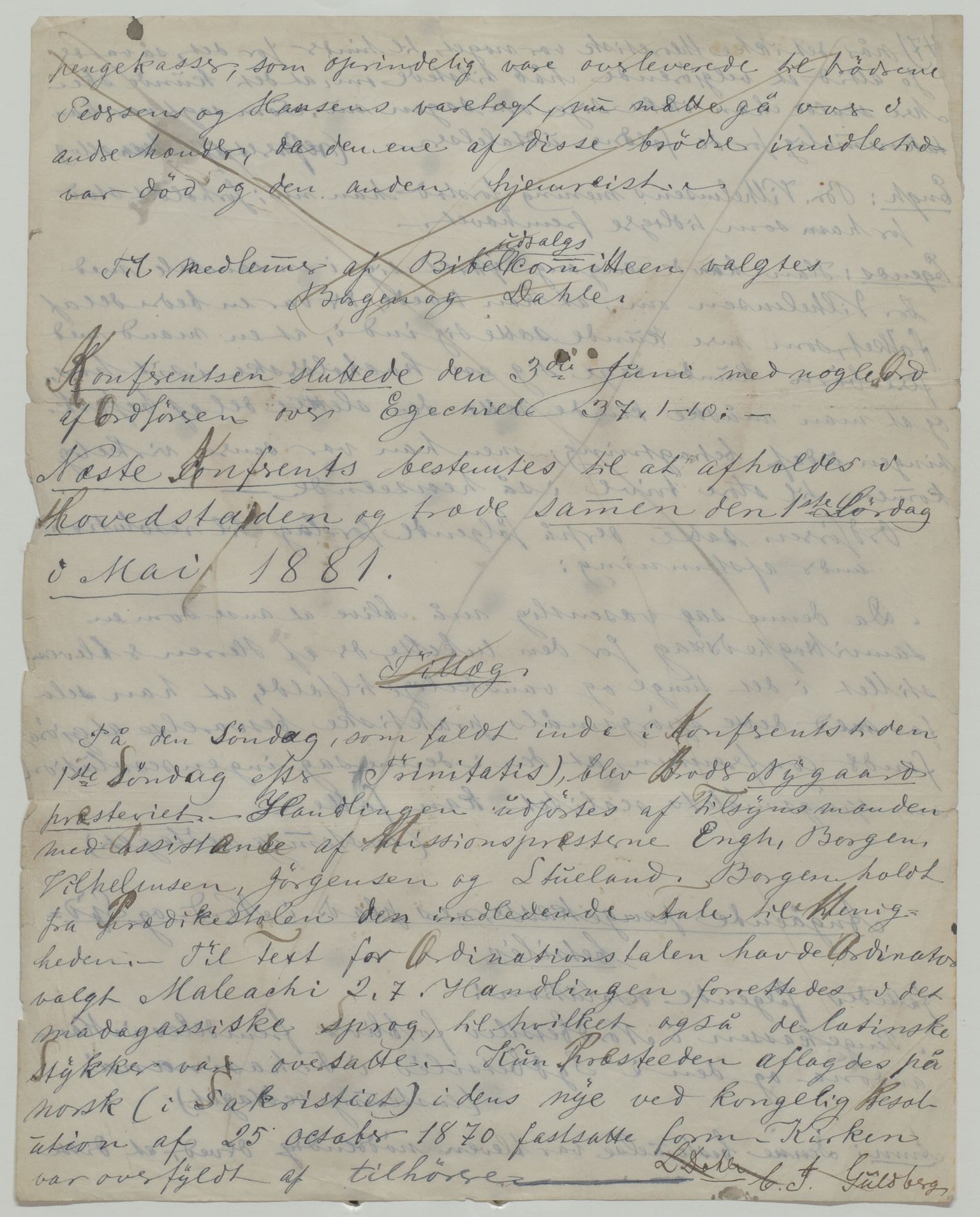 Det Norske Misjonsselskap - hovedadministrasjonen, VID/MA-A-1045/D/Da/Daa/L0035/0009: Konferansereferat og årsberetninger / Konferansereferat fra Madagaskar Innland., 1880