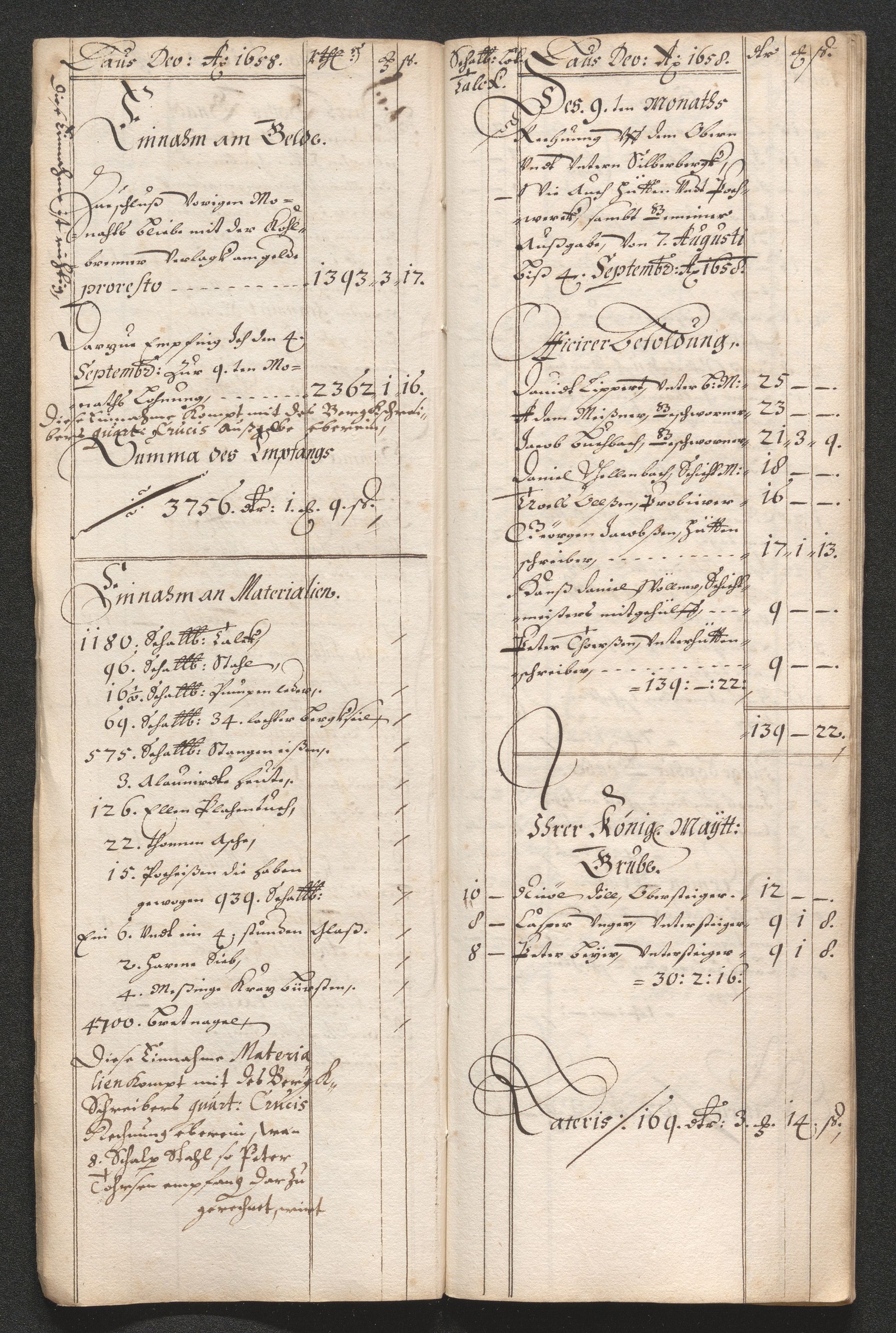 Kongsberg Sølvverk 1623-1816, SAKO/EA-3135/001/D/Dc/Dcd/L0033: Utgiftsregnskap for gruver m.m. , 1658, p. 441