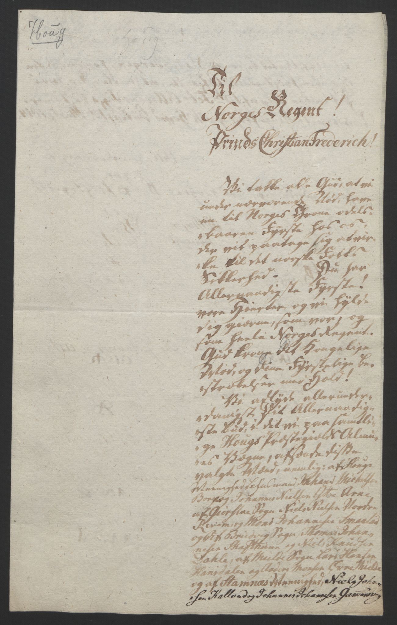 Statsrådssekretariatet, RA/S-1001/D/Db/L0008: Fullmakter for Eidsvollsrepresentantene i 1814. , 1814, p. 281