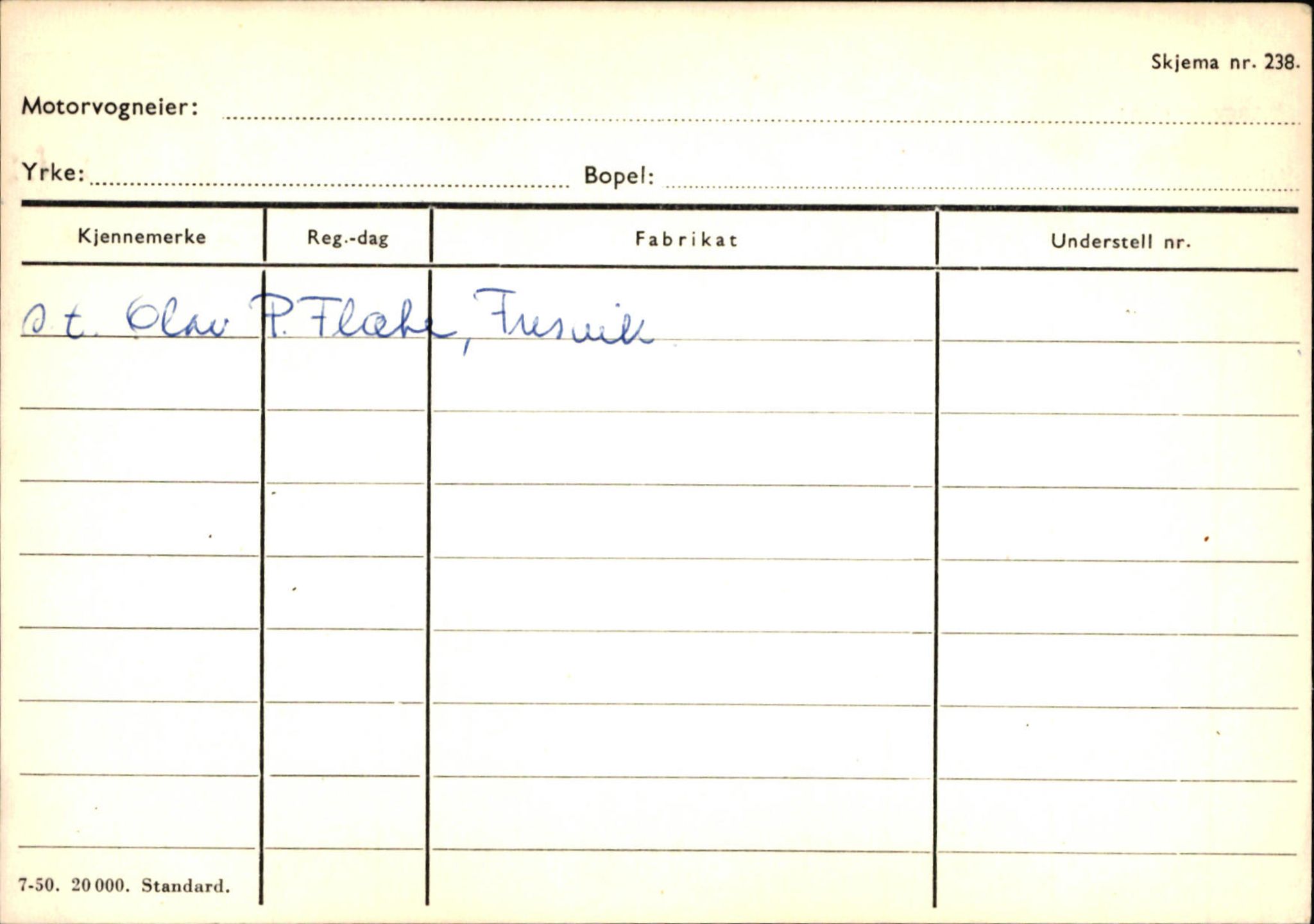 Statens vegvesen, Sogn og Fjordane vegkontor, AV/SAB-A-5301/4/F/L0126: Eigarregister Fjaler M-Å. Leikanger A-Å, 1945-1975, p. 2259