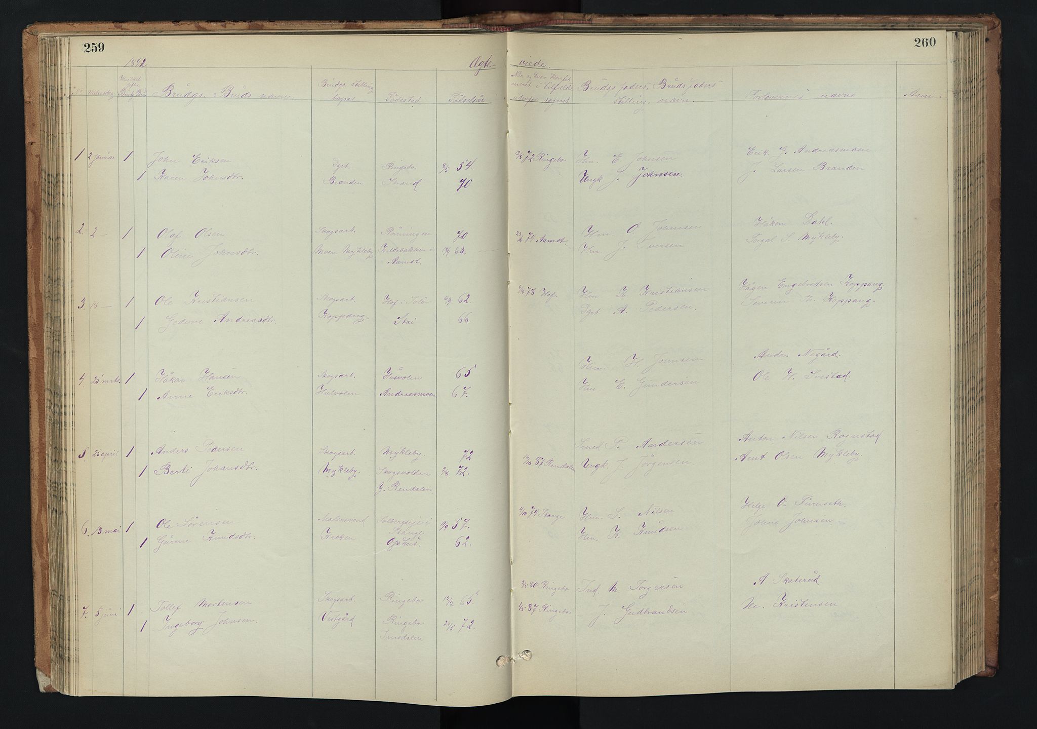 Stor-Elvdal prestekontor, AV/SAH-PREST-052/H/Ha/Hab/L0002: Parish register (copy) no. 2, 1860-1894, p. 259-260