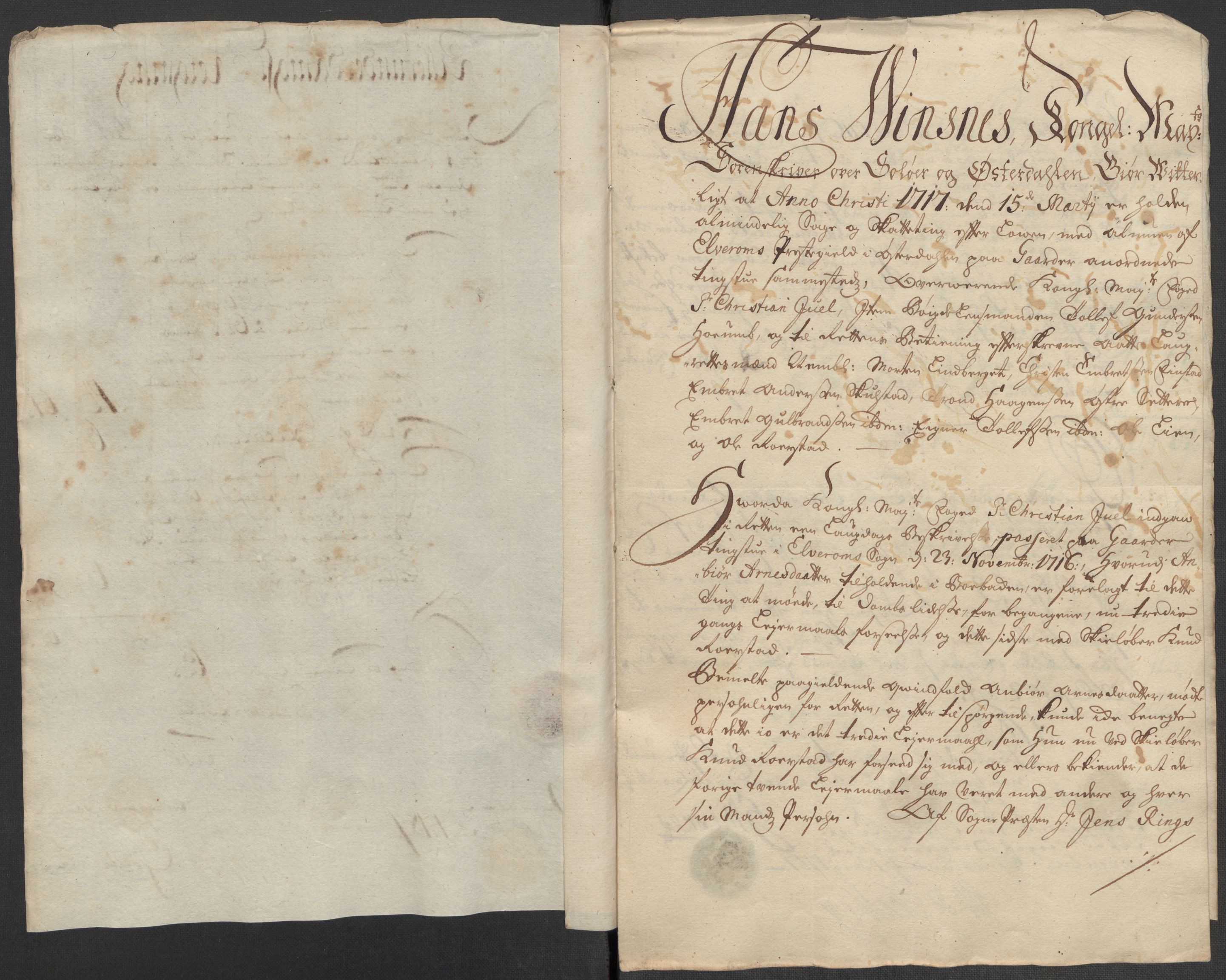 Rentekammeret inntil 1814, Reviderte regnskaper, Fogderegnskap, AV/RA-EA-4092/R13/L0857: Fogderegnskap Solør, Odal og Østerdal, 1718, p. 203