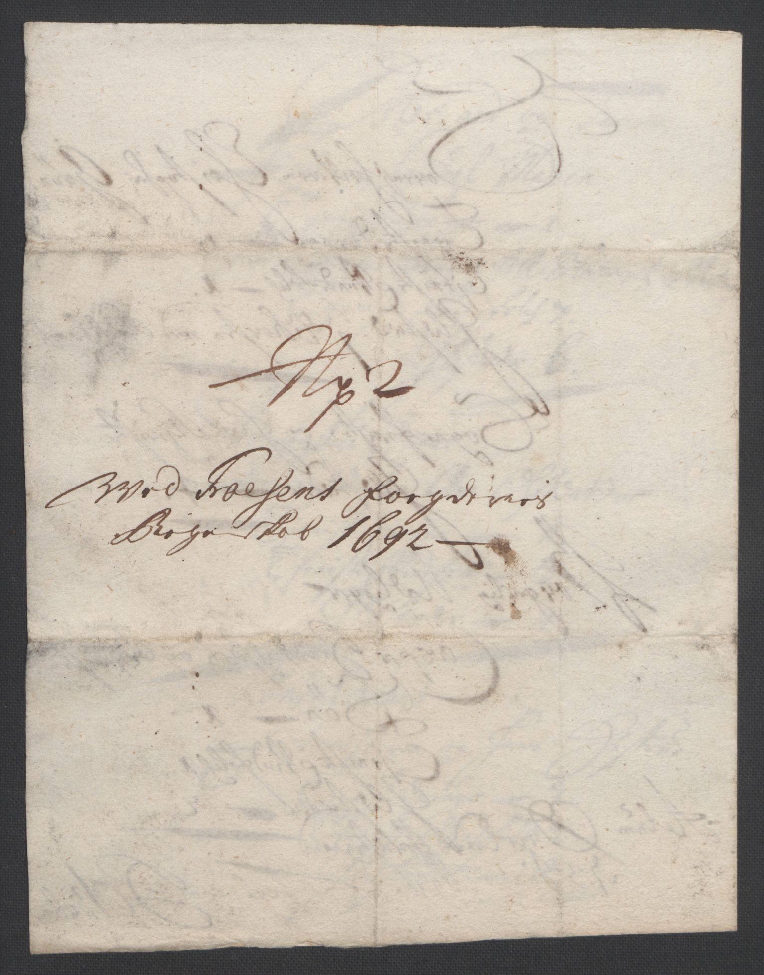 Rentekammeret inntil 1814, Reviderte regnskaper, Fogderegnskap, AV/RA-EA-4092/R57/L3849: Fogderegnskap Fosen, 1692-1693, p. 152