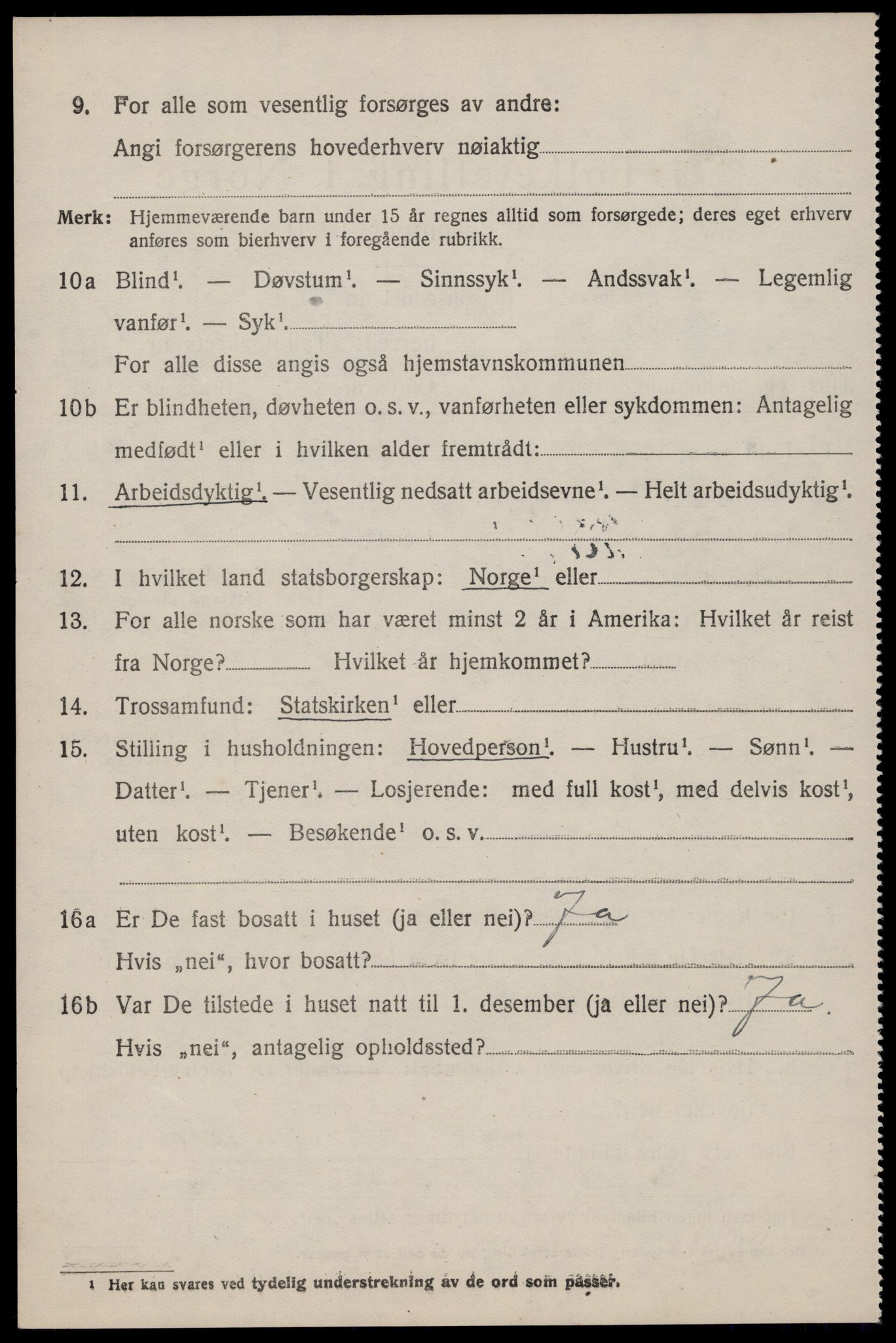 SAST, 1920 census for Sjernarøy, 1920, p. 1545