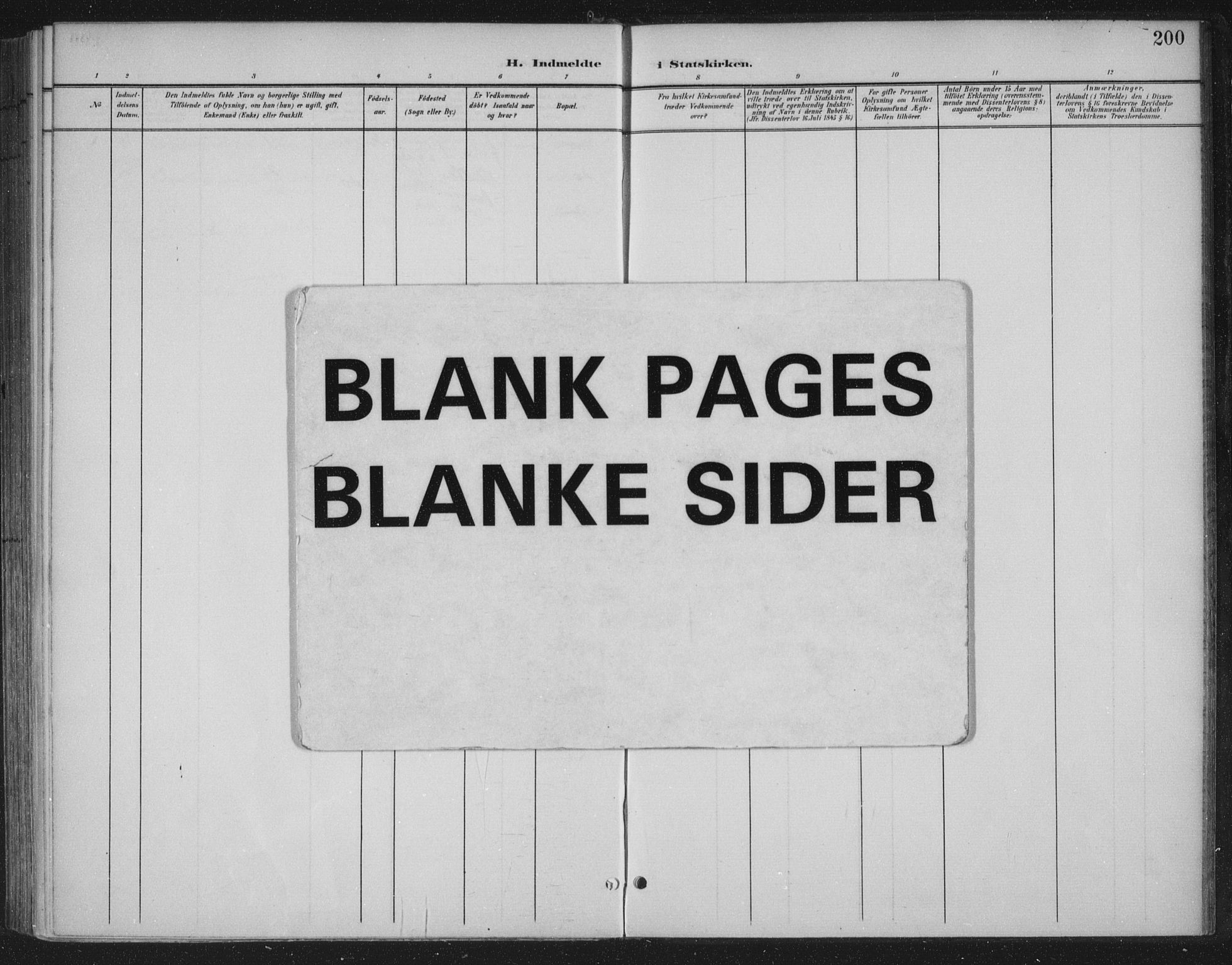 Sand sokneprestkontor, AV/SAST-A-101848/03/C/L0001: Parish register (official) no. A 7, 1899-1928, p. 200