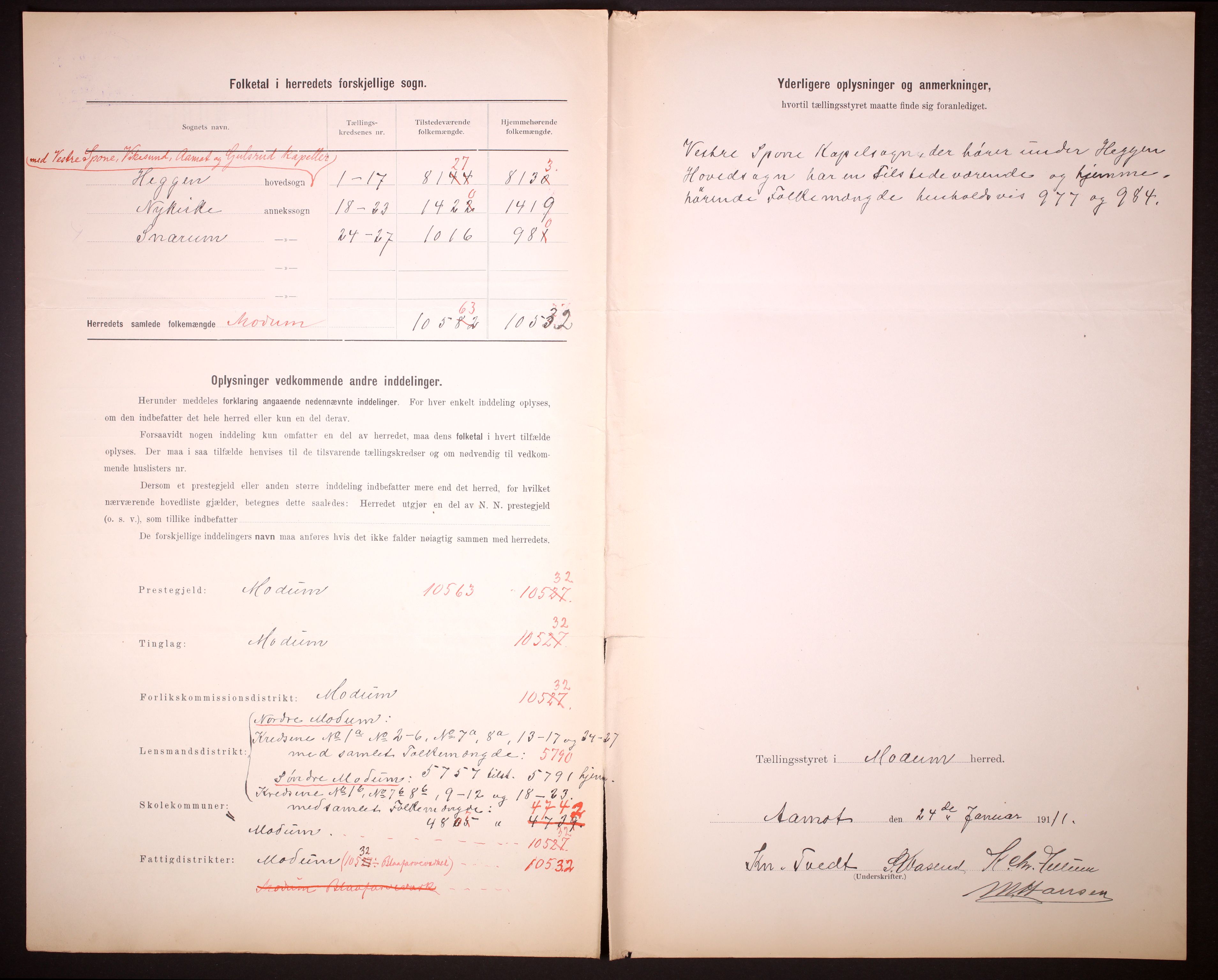 RA, 1910 census for Modum, 1910, p. 4