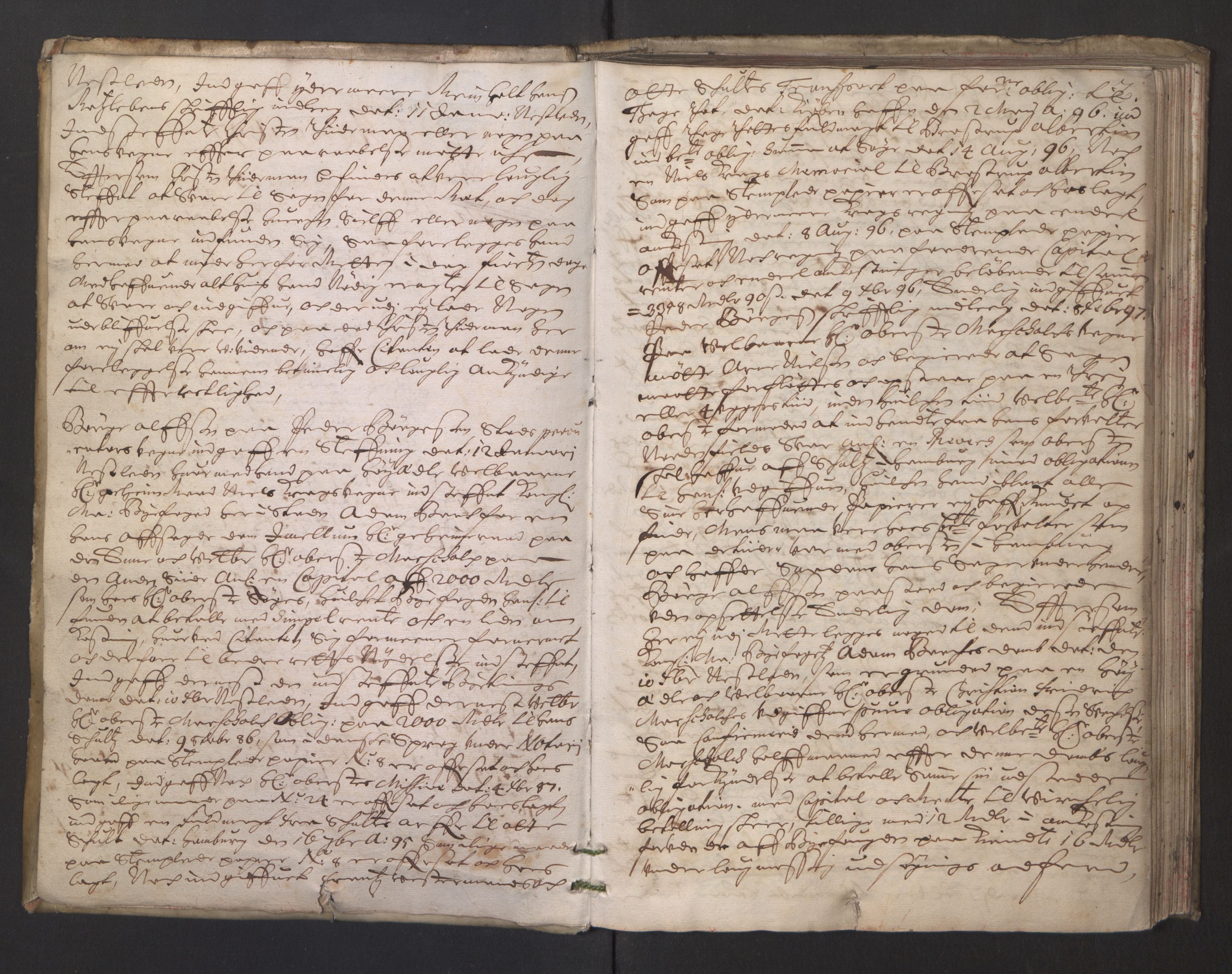 Christiania rådstuerett, AV/SAO-A-11132/F/Fa/L0021: Justisprotokoll, 1697-1699, p. 1b-2a