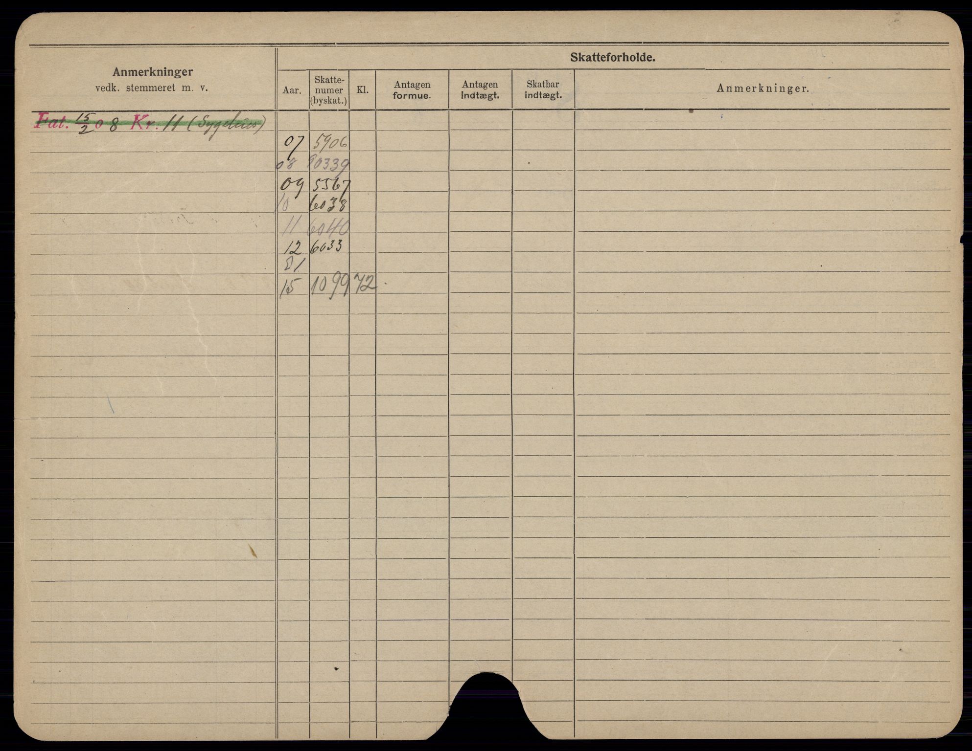 Oslo folkeregister, Registerkort, AV/SAO-A-11715/G/Gb/L0020: Kvinner, 1915