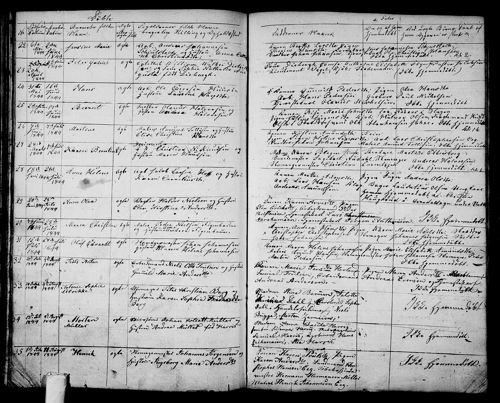 Tønsberg kirkebøker, AV/SAKO-A-330/G/Ga/L0002: Parish register (copy) no. 2, 1827-1854