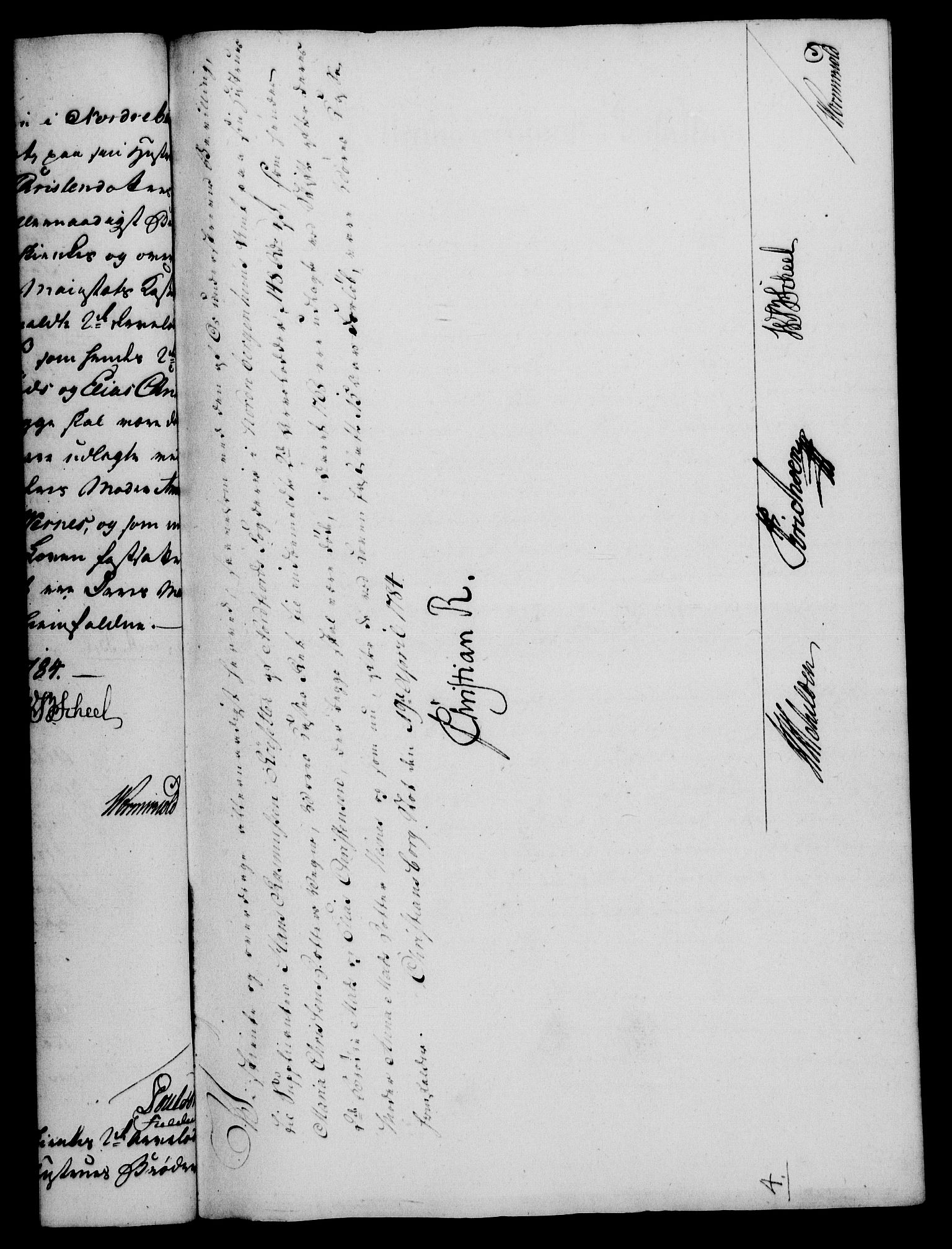 Rentekammeret, Kammerkanselliet, RA/EA-3111/G/Gf/Gfa/L0066: Norsk relasjons- og resolusjonsprotokoll (merket RK 52.66), 1784, p. 374