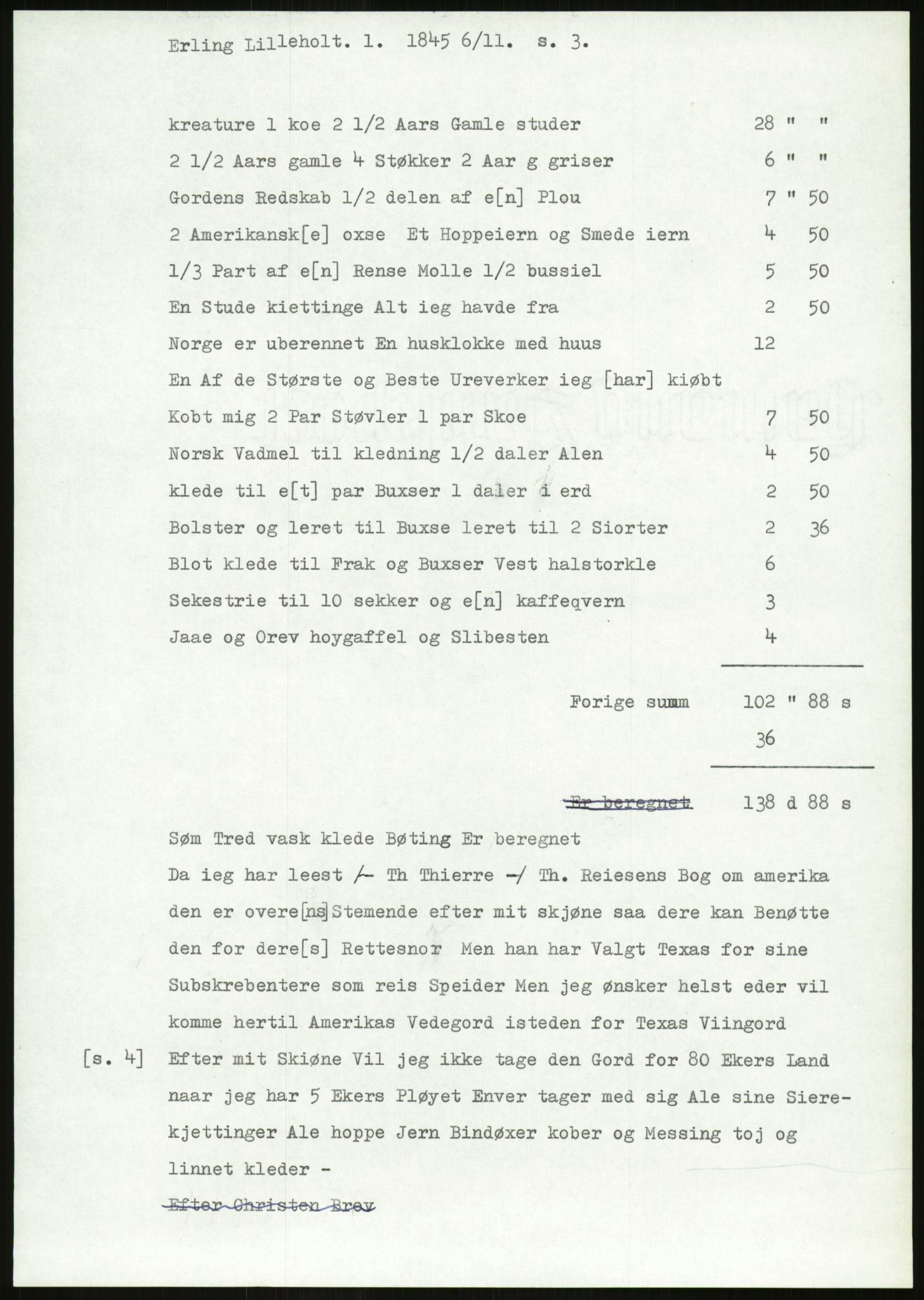 Samlinger til kildeutgivelse, Amerikabrevene, AV/RA-EA-4057/F/L0026: Innlån fra Aust-Agder: Aust-Agder-Arkivet - Erickson, 1838-1914, p. 535