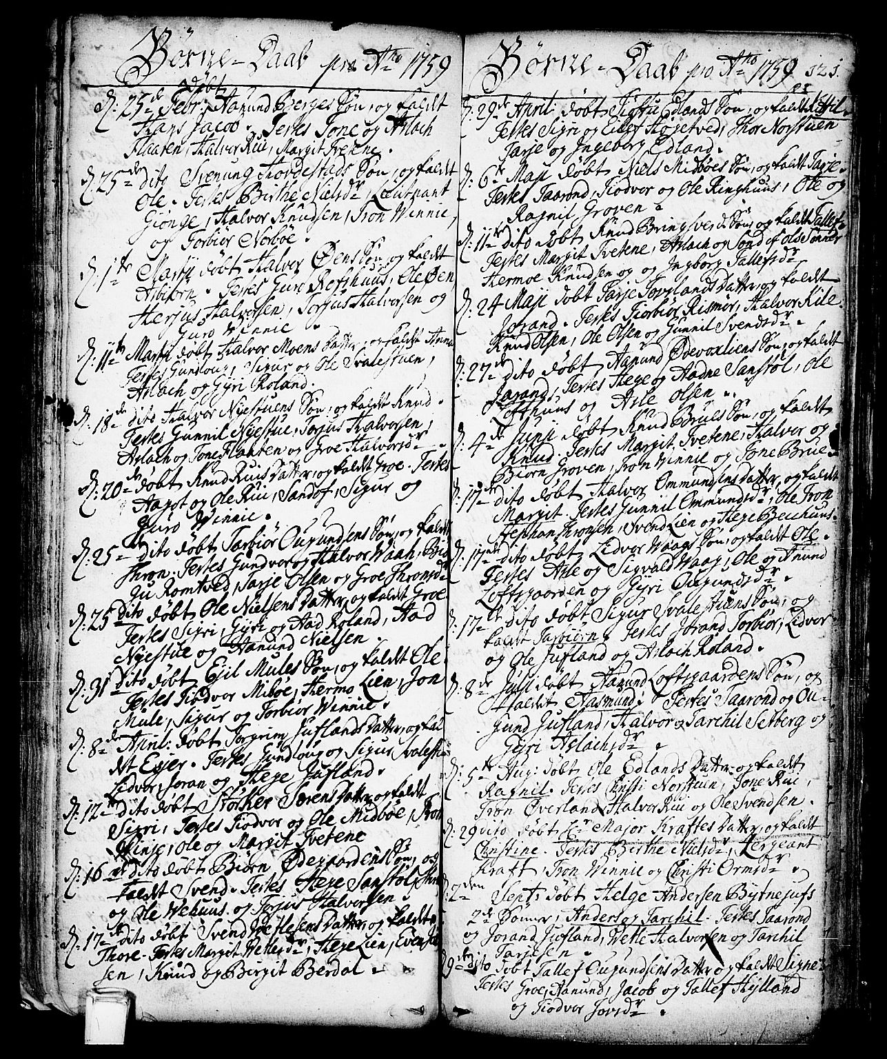 Vinje kirkebøker, AV/SAKO-A-312/F/Fa/L0001: Parish register (official) no. I 1, 1717-1766, p. 121