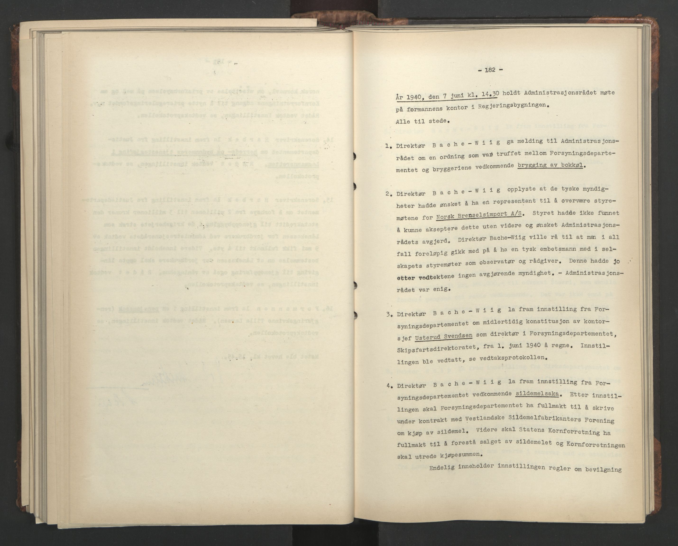 Administrasjonsrådet, AV/RA-S-1004/A/L0001: Møteprotokoll med tillegg 15/4-25/9, 1940, p. 182