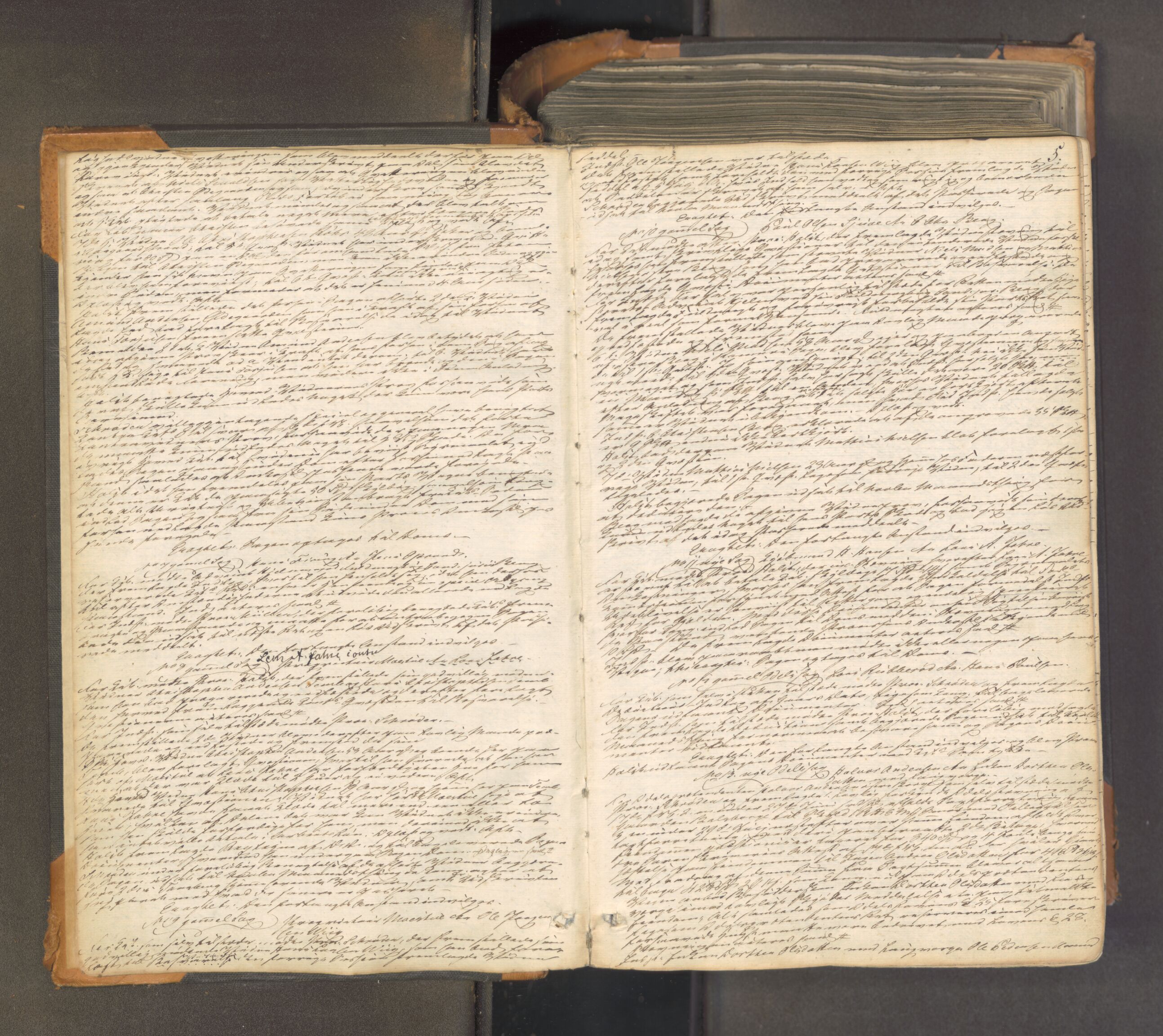 Søndre Jarlsberg sorenskriveri, AV/SAKO-A-129/F/Fa/L0033: Tingbok, 1837-1845, p. 4b-5a