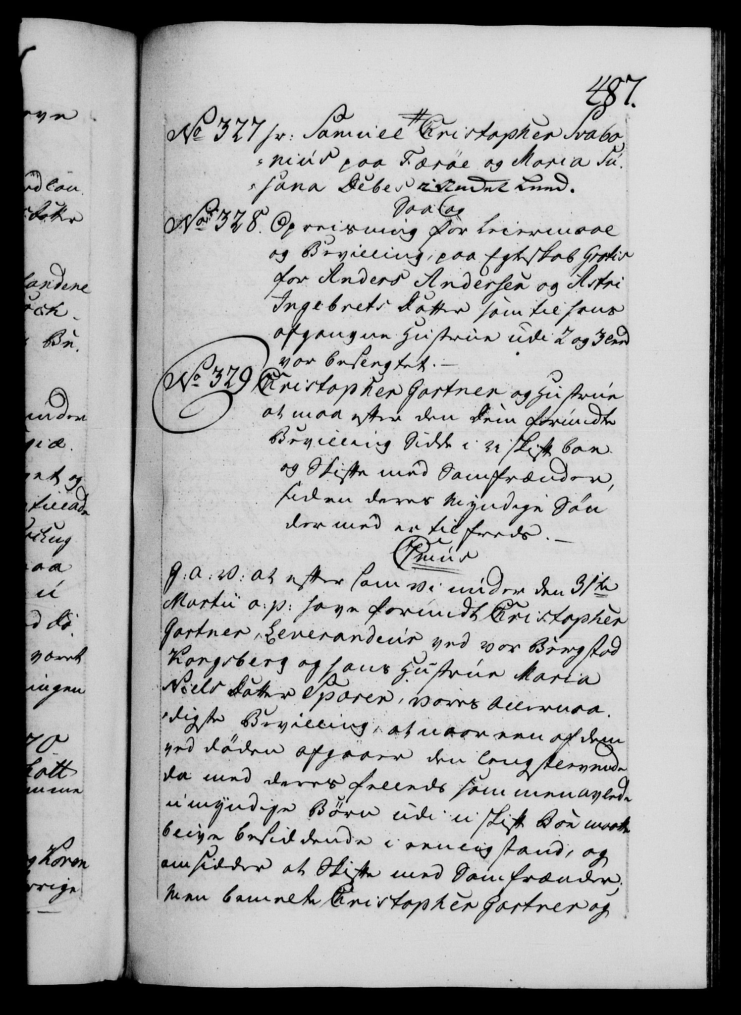 Danske Kanselli 1572-1799, AV/RA-EA-3023/F/Fc/Fca/Fcaa/L0044: Norske registre, 1769-1771, p. 487a