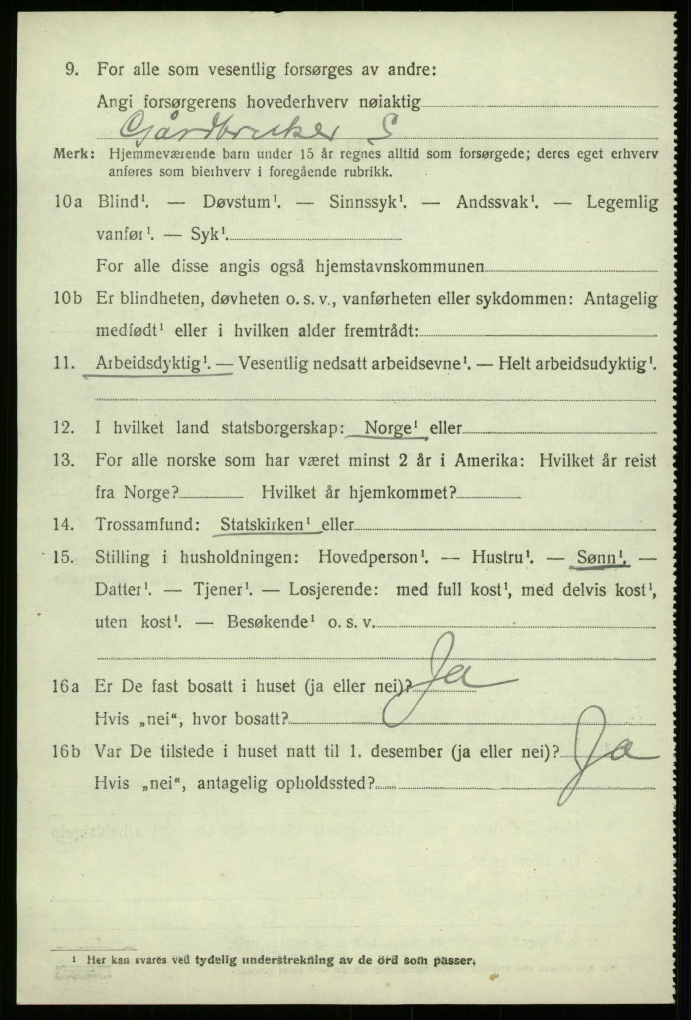 SAB, 1920 census for Davik, 1920, p. 1790