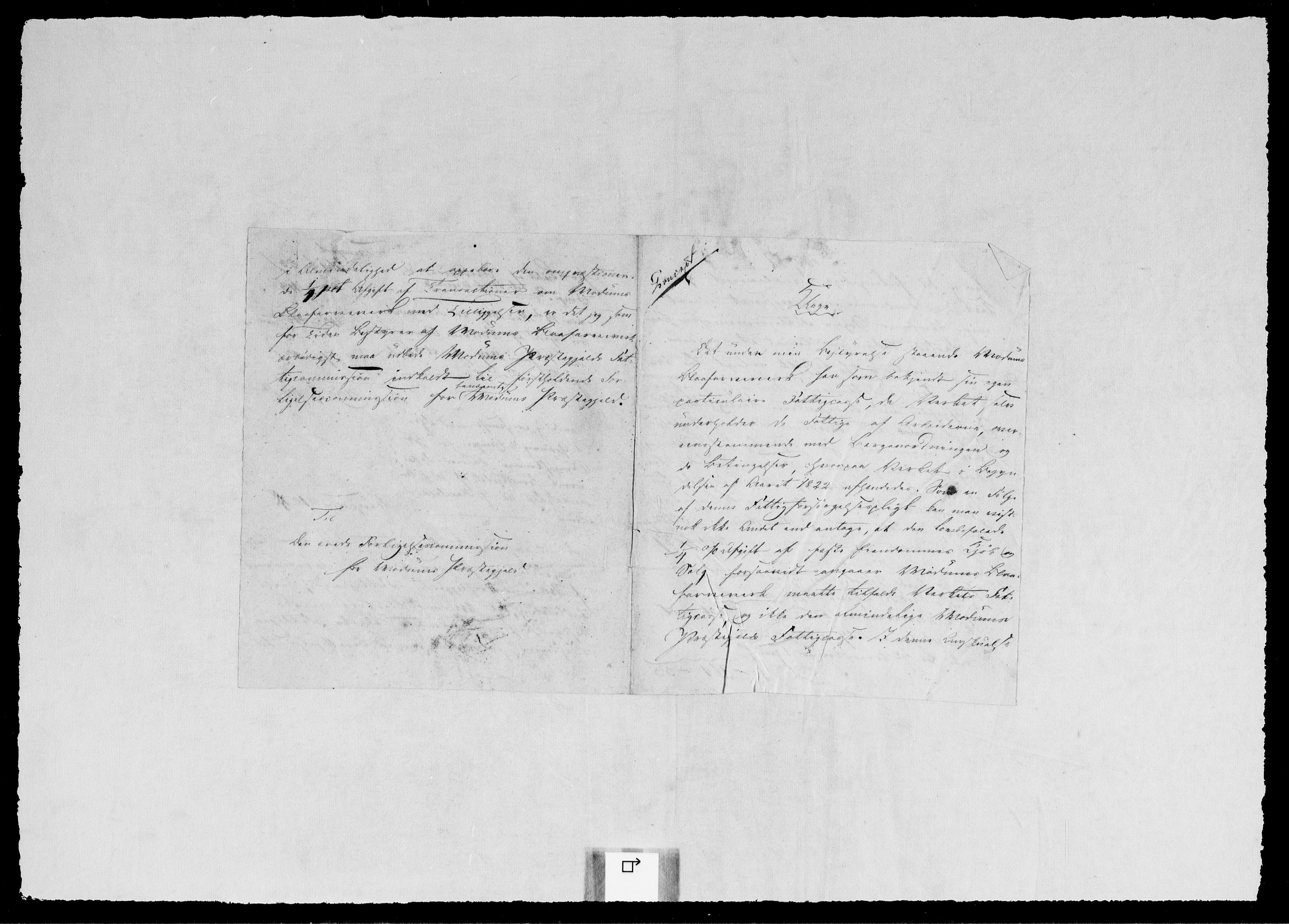 Modums Blaafarveværk, RA/PA-0157/G/Gb/L0097/0001: -- / Innkomne brev A - H, 1826-1827, p. 3