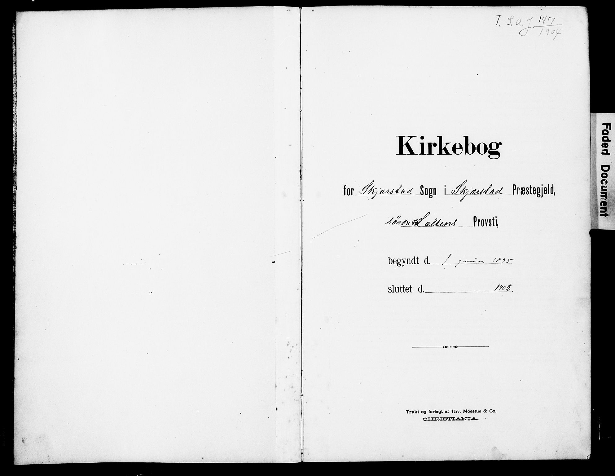 Ministerialprotokoller, klokkerbøker og fødselsregistre - Nordland, SAT/A-1459/852/L0755: Parish register (copy) no. 852C06, 1895-1902